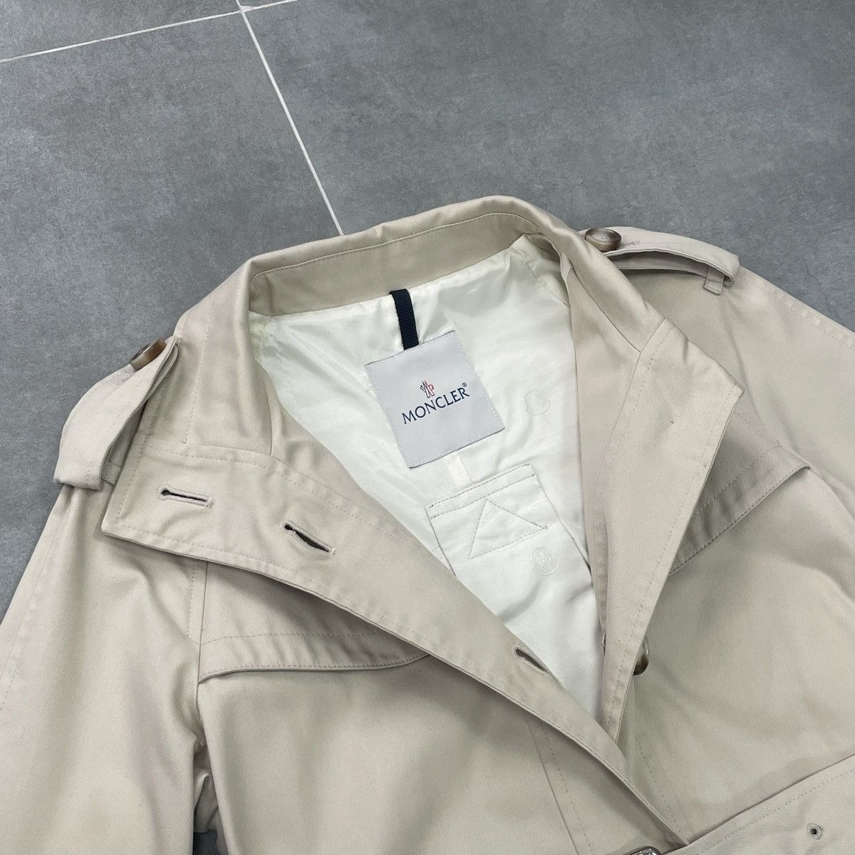 Moncler Authentic Moncler Thalia Women Trench Coat Jacket Size 1 (S) Size S / US 4 / IT 40 - 16 Thumbnail