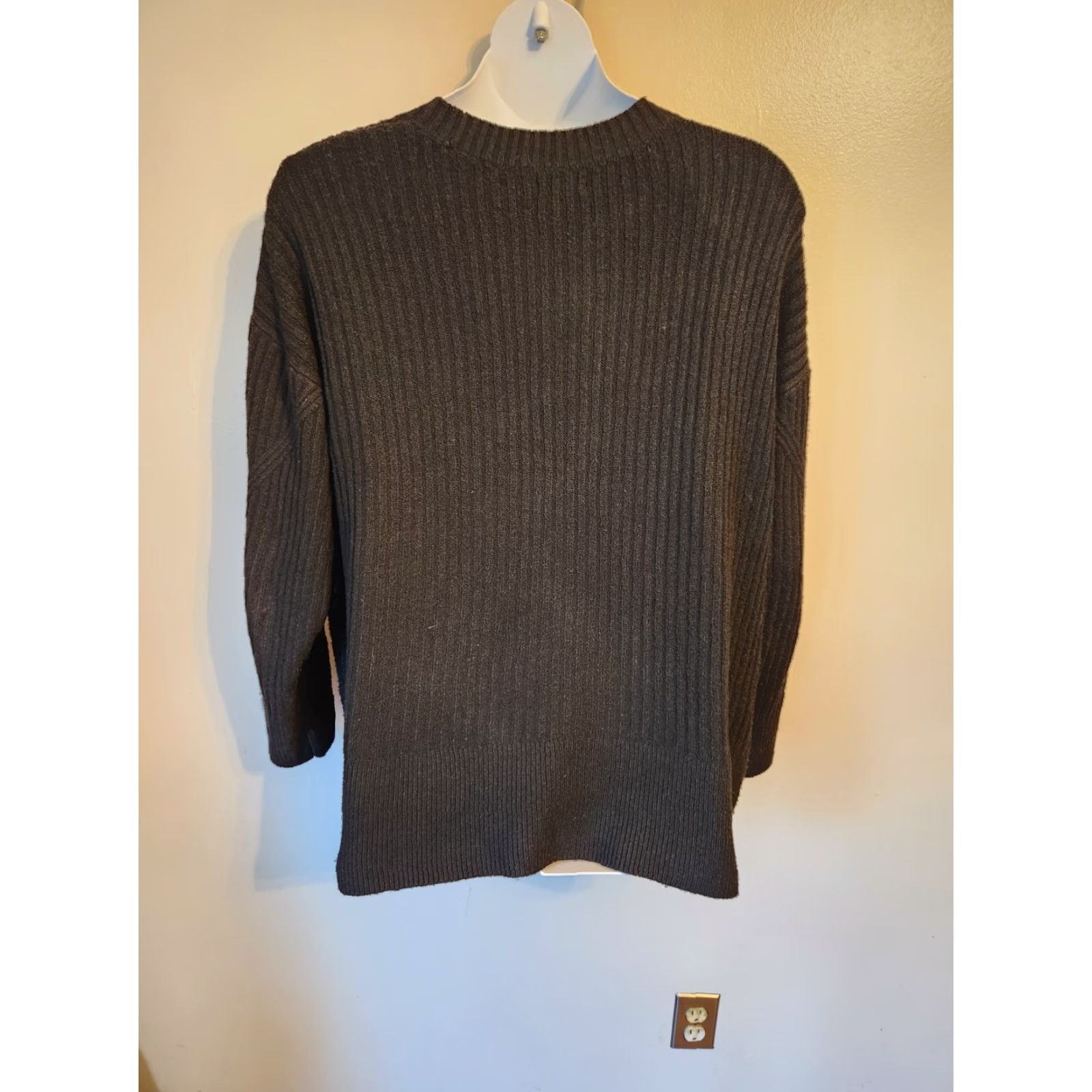 Vintage **Simply Vera Vera Wang Solid Black 2X XXL Knit Sweater** User: Simply Vera Vera Wang Solid Black Knit Sweater 2X XXL Size XXL / US 16-18 / IT 52-54 - 6 Thumbnail