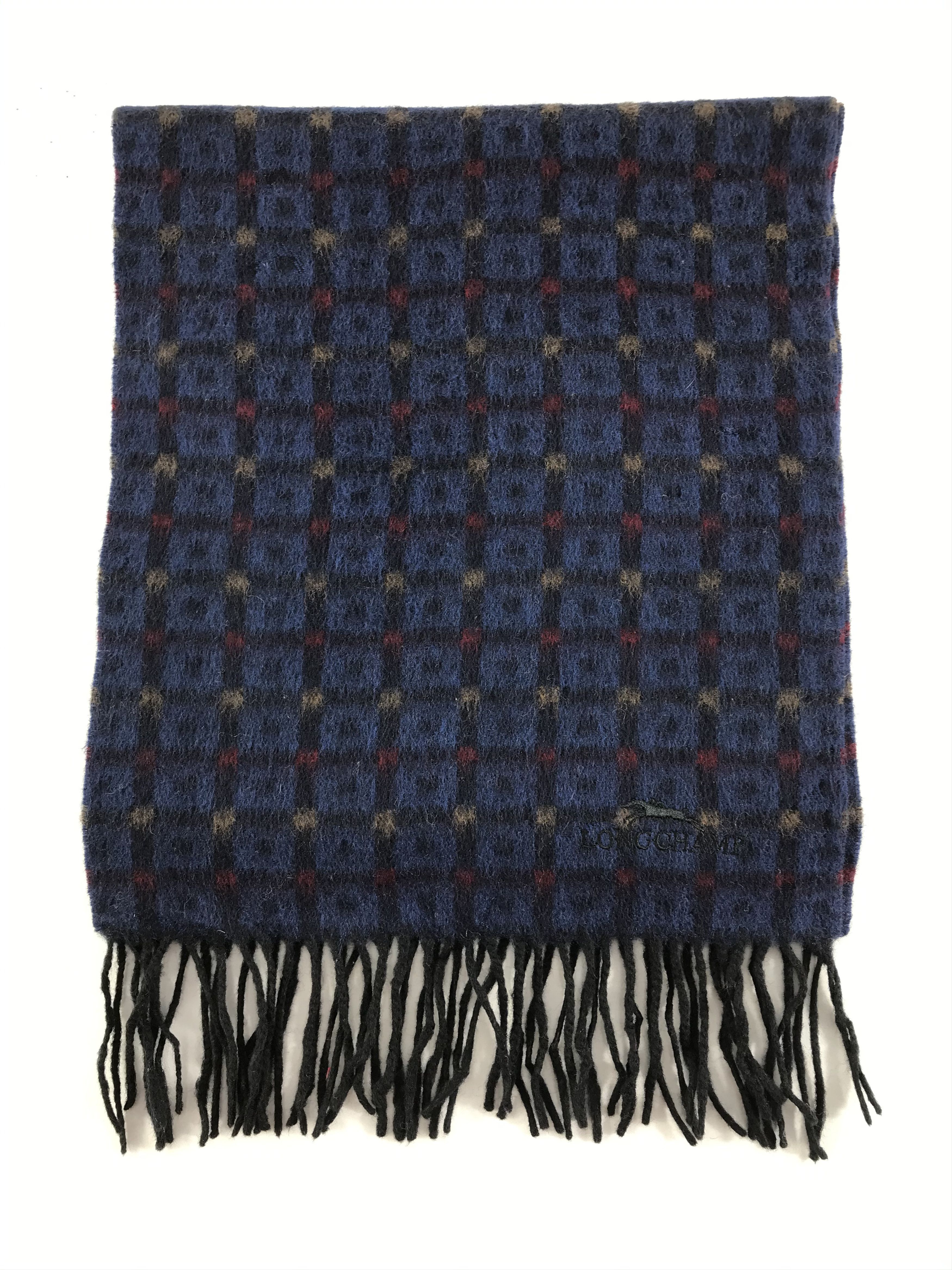 Longchamp Vintage Longchamp Scarf/Muffler/Neckwear MF1017 Size ONE SIZE - 2 Thumbnail