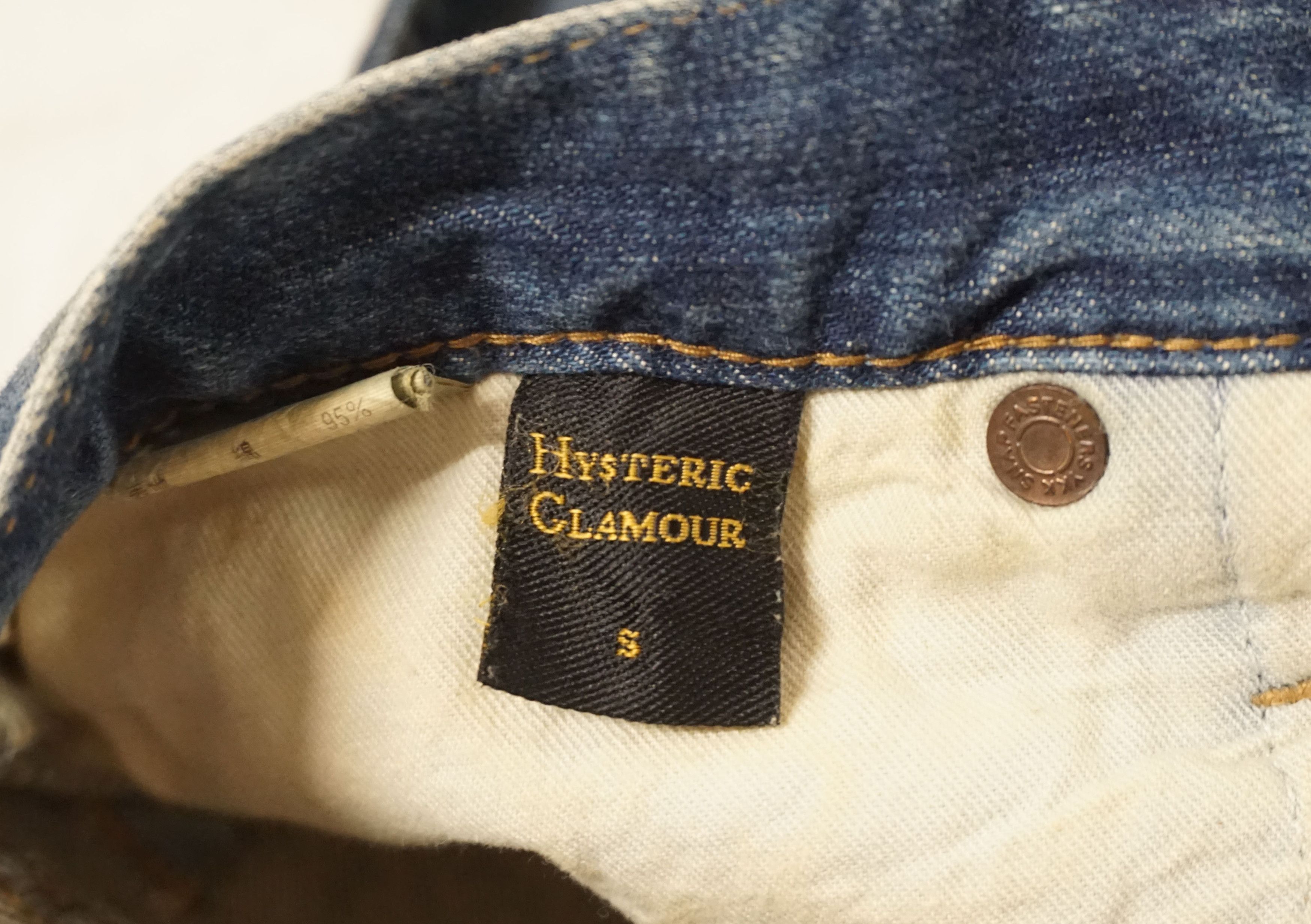 Designer × Hysteric Glamour × Vintage 00's Hysteric Glamour Studded jeans Made in Japan Size 27" / US 4 / IT 40 - 4 Thumbnail