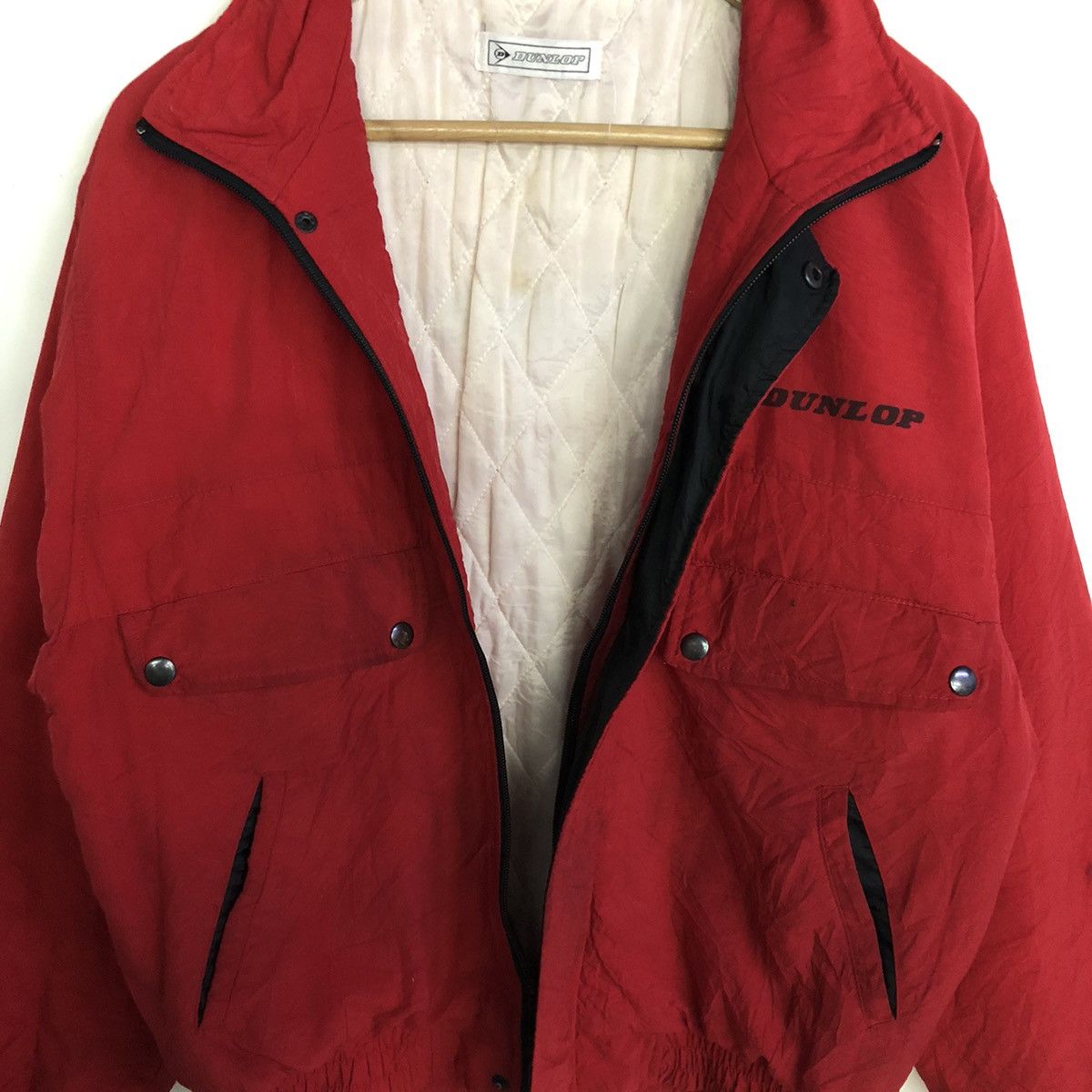 Dunlop × Vintage Vintage Dunlop Motosports Grasphic Bomber Jacket Size US L / EU 52-54 / 3 - 16 Thumbnail
