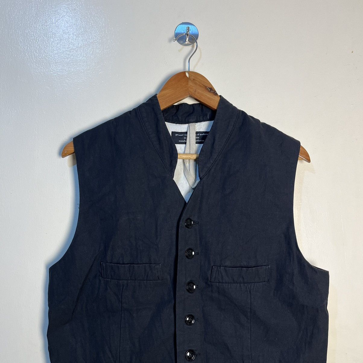 Garment Reproduction of Workers Garment Reproduction of Workers Dolman Collar Rebake Vest Size US M / EU 48-50 / 2 - 2 Thumbnail