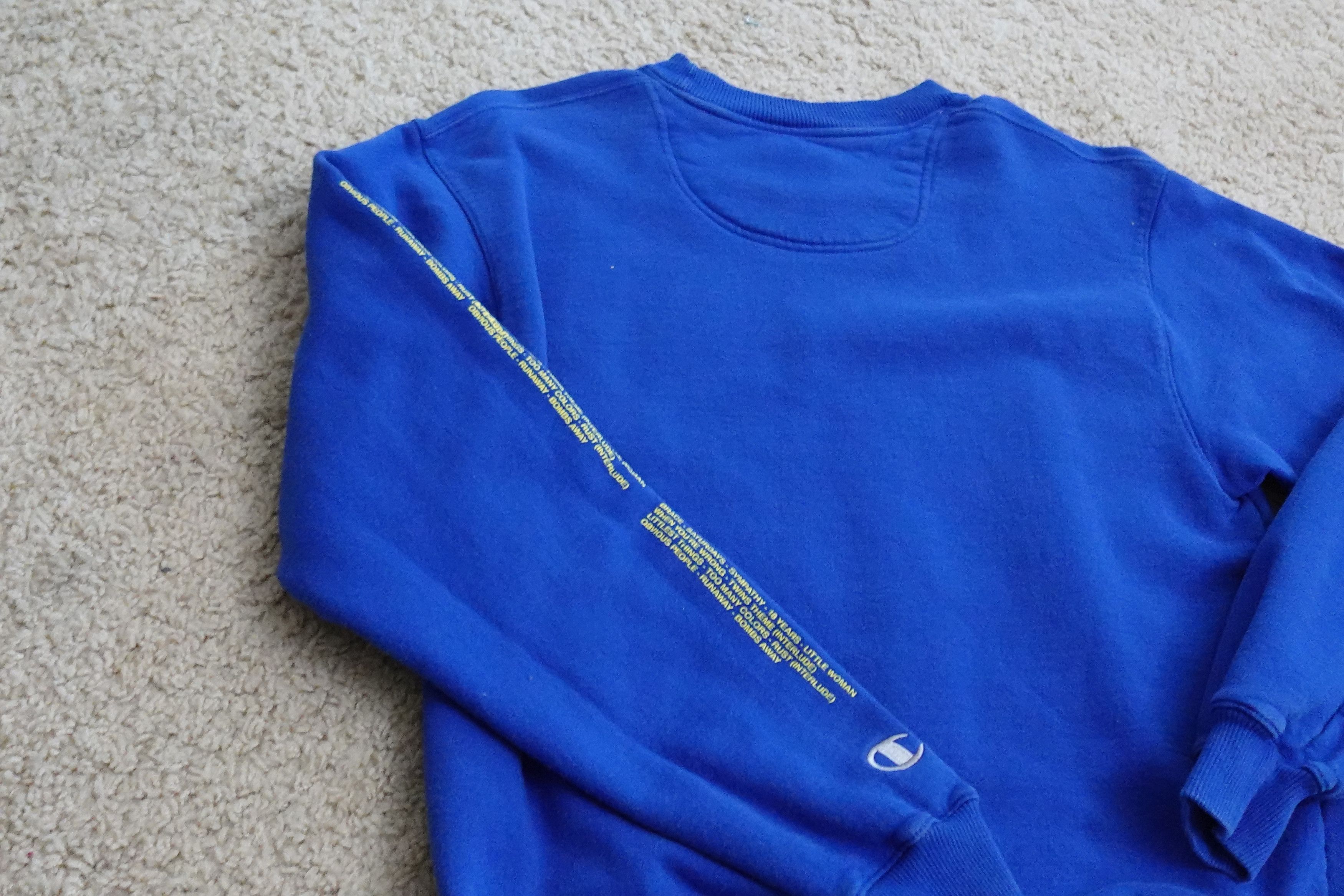 Champion Small - Twin Shadow Men's Champion Blue Sweatshirt Caer Tour Size US S / EU 44-46 / 1 - 9 Thumbnail