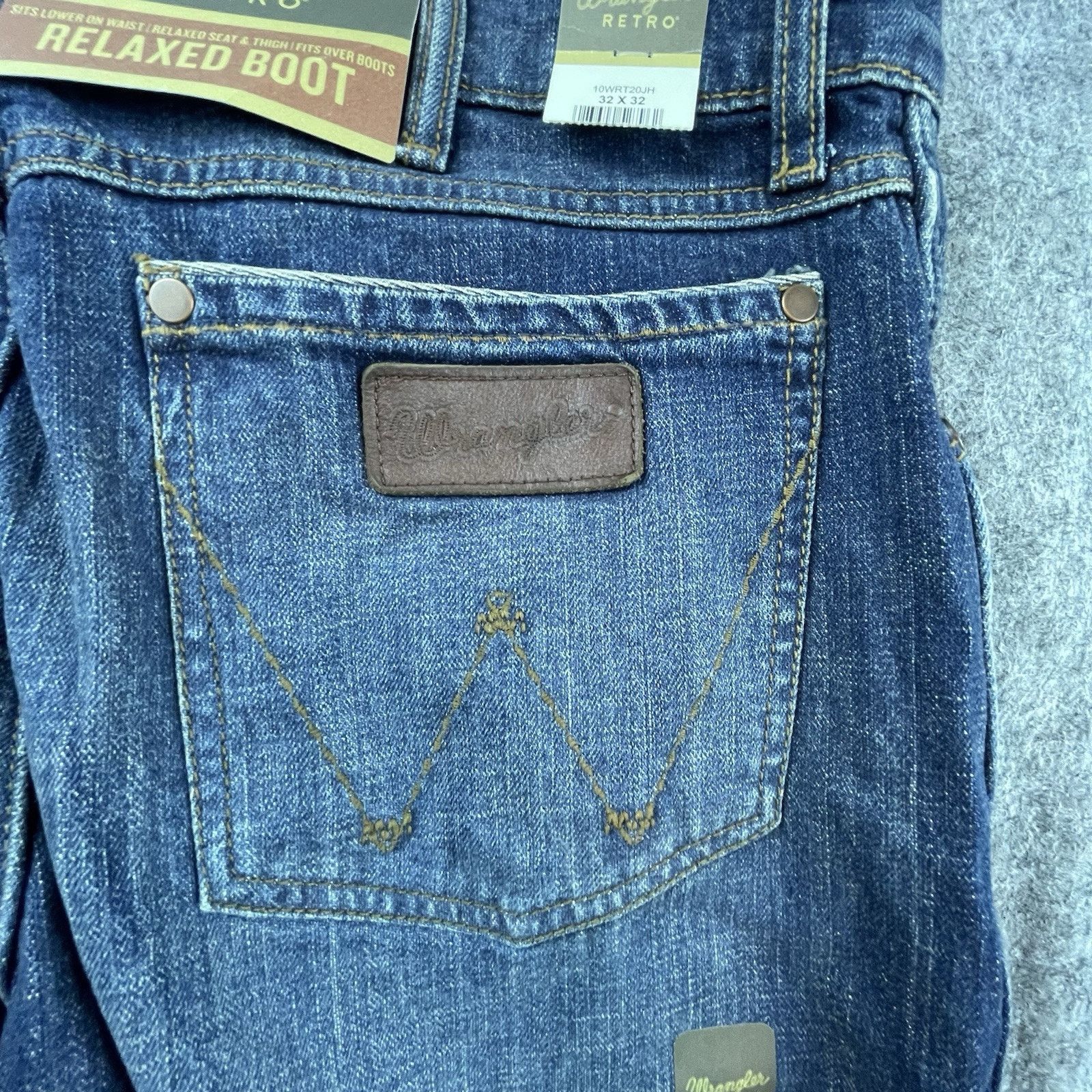 Wrangler Wrangler Retro Jeans Mens 32 Relaxed Boot Straight Western Size US 32 / EU 48 - 9 Thumbnail