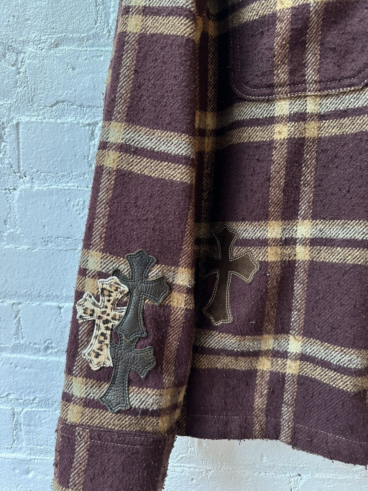 Chrome Hearts CHROME HEARTS PATCHED BUTTON UP 1-1 Size US L / EU 52-54 / 3 - 2 Thumbnail