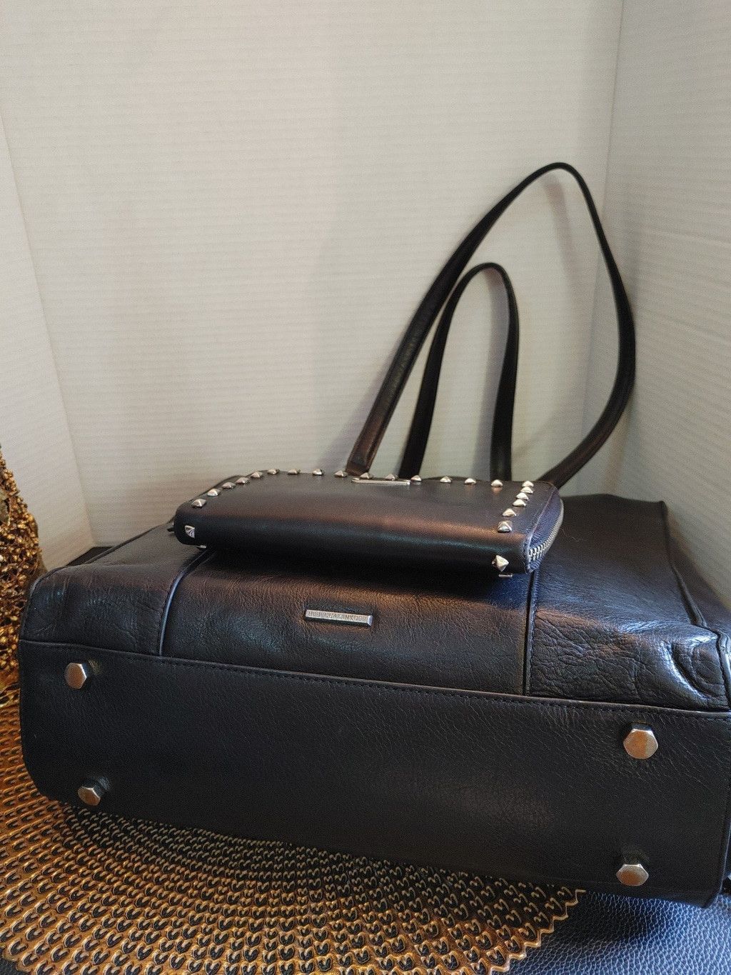Rebecca Minkoff Rebecca Minkoff Side Zip Regan Leather Tote & Ava Wallet Set Size ONE SIZE - 7 Thumbnail