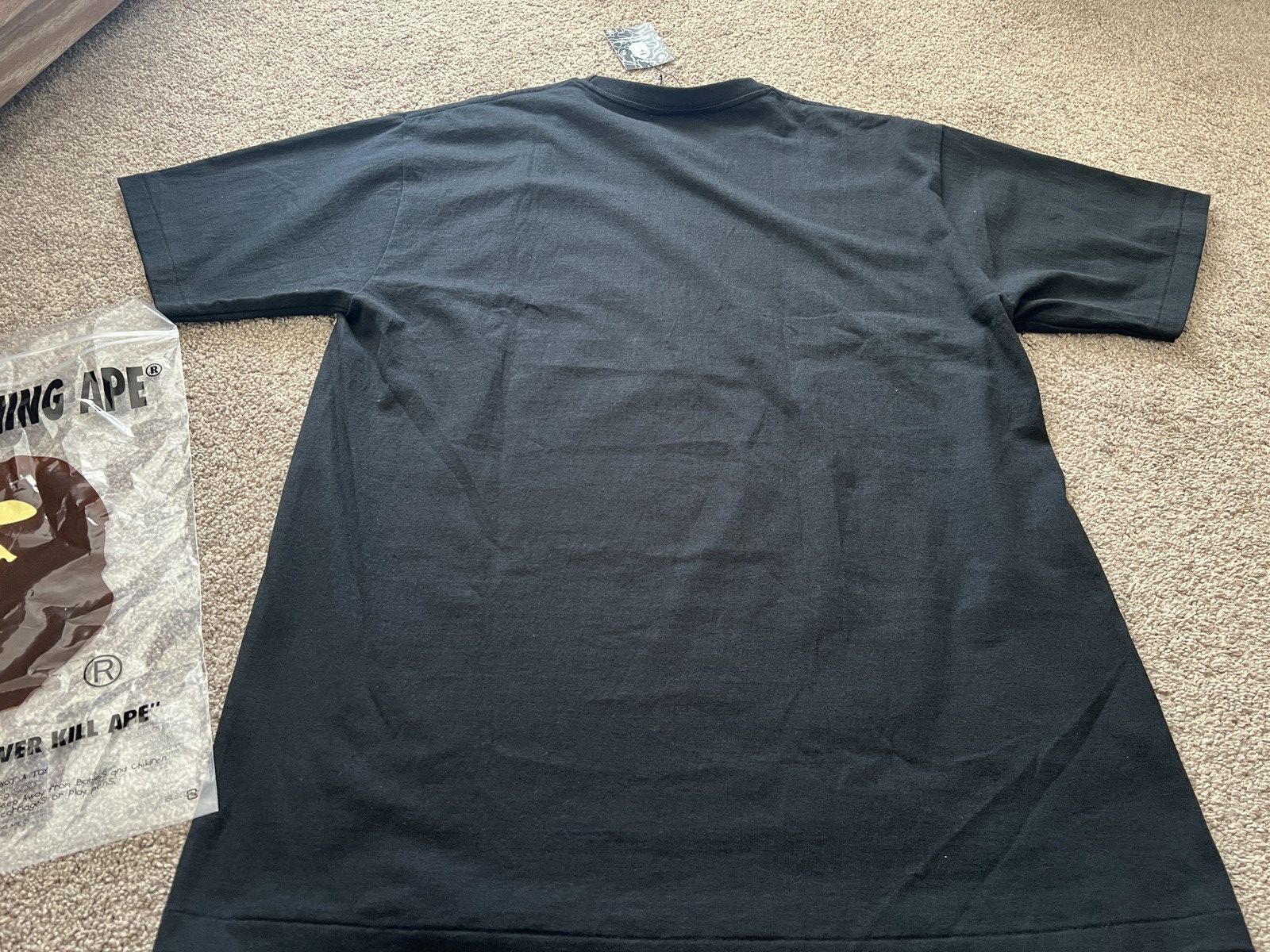 Bape Brand new A Bathing Ape NYC glitter layered line tshirt L Size US L / EU 52-54 / 3 - 3 Thumbnail