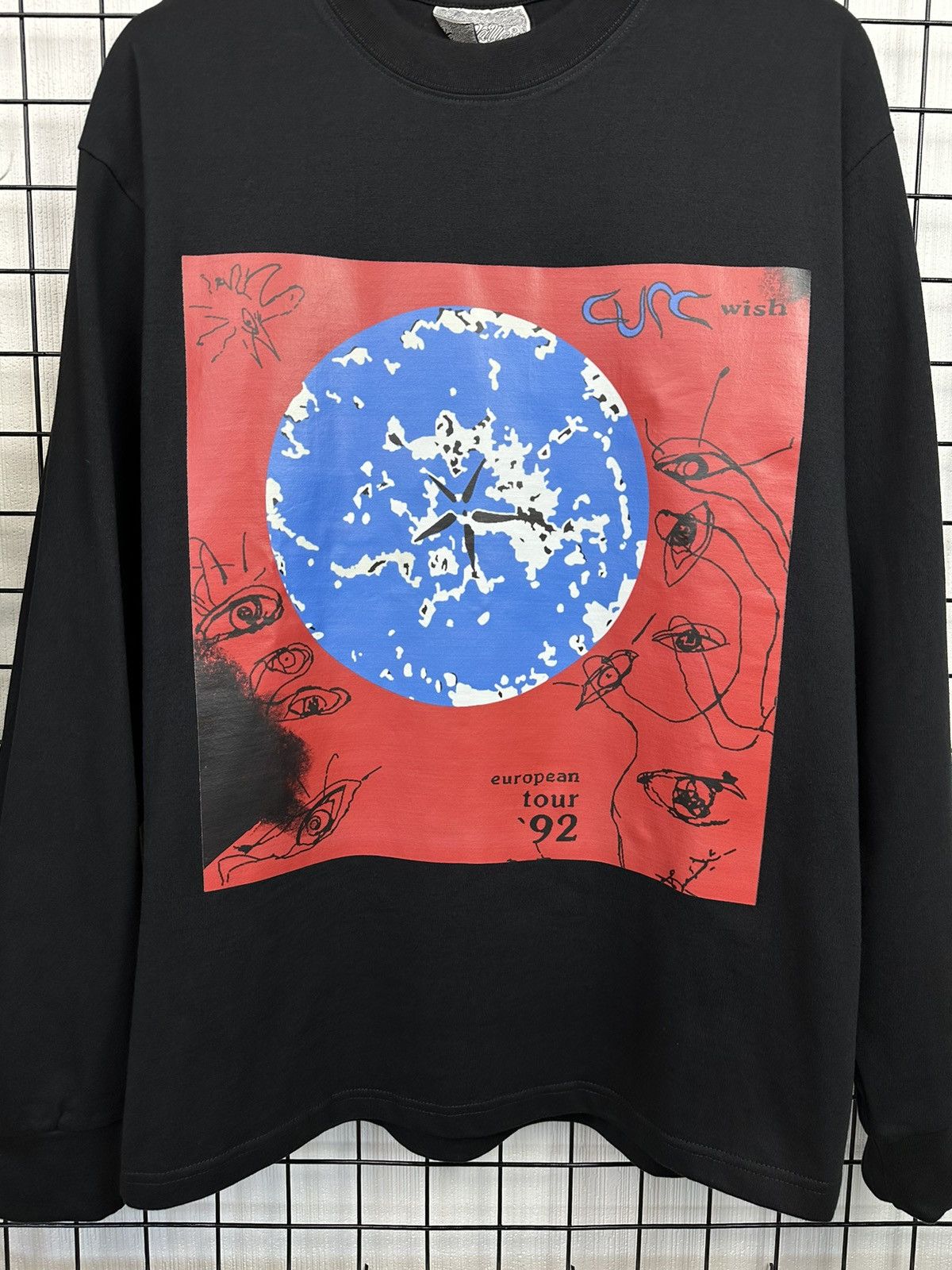 Band Tees The Cure “Wish” album Black Long sleeve Men L Tee shirt Size US L / EU 52-54 / 3 - 5 Thumbnail