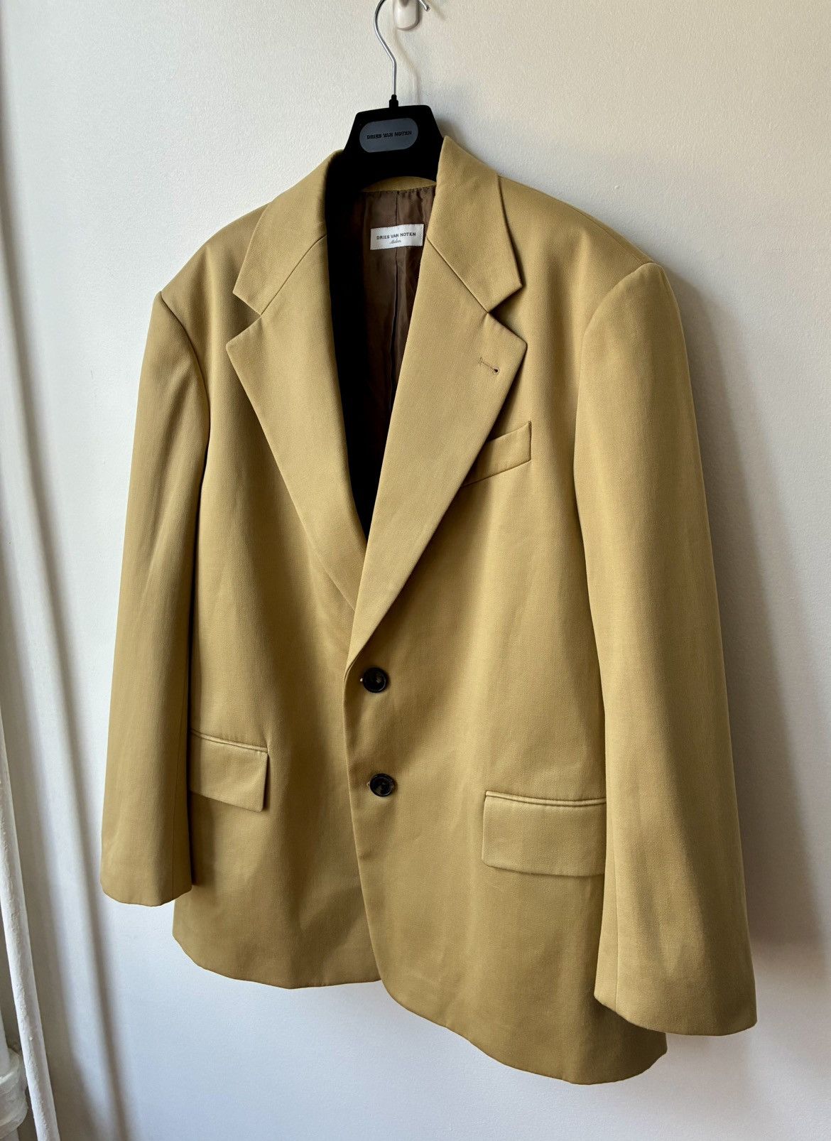 Dries Van Noten Dries Van Noten Runway AW2021 Khaki Blazer Size US M / EU 48-50 / 2 - 8 Thumbnail