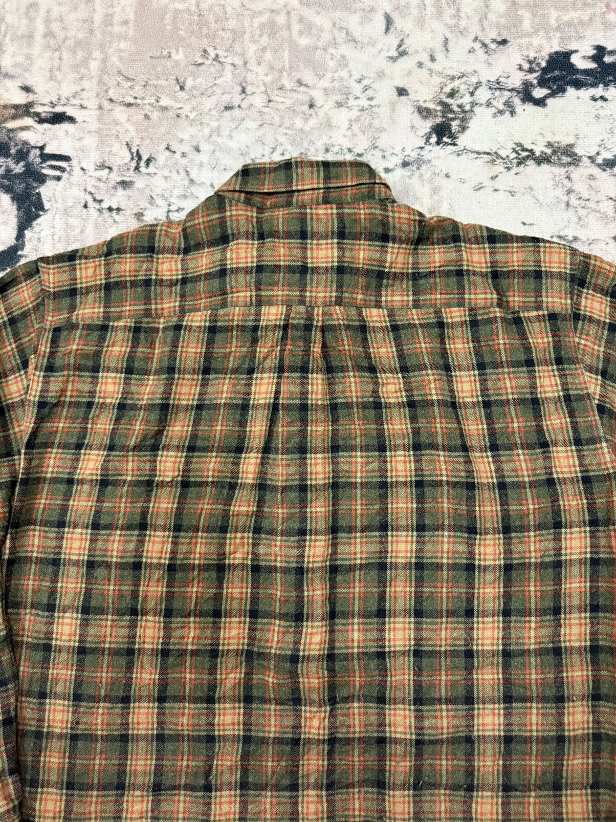 Sean John Vintage Sean John Chekerd Flannel Button Up Shirt Wool Size US XL / EU 56 / 4 - 9 Thumbnail