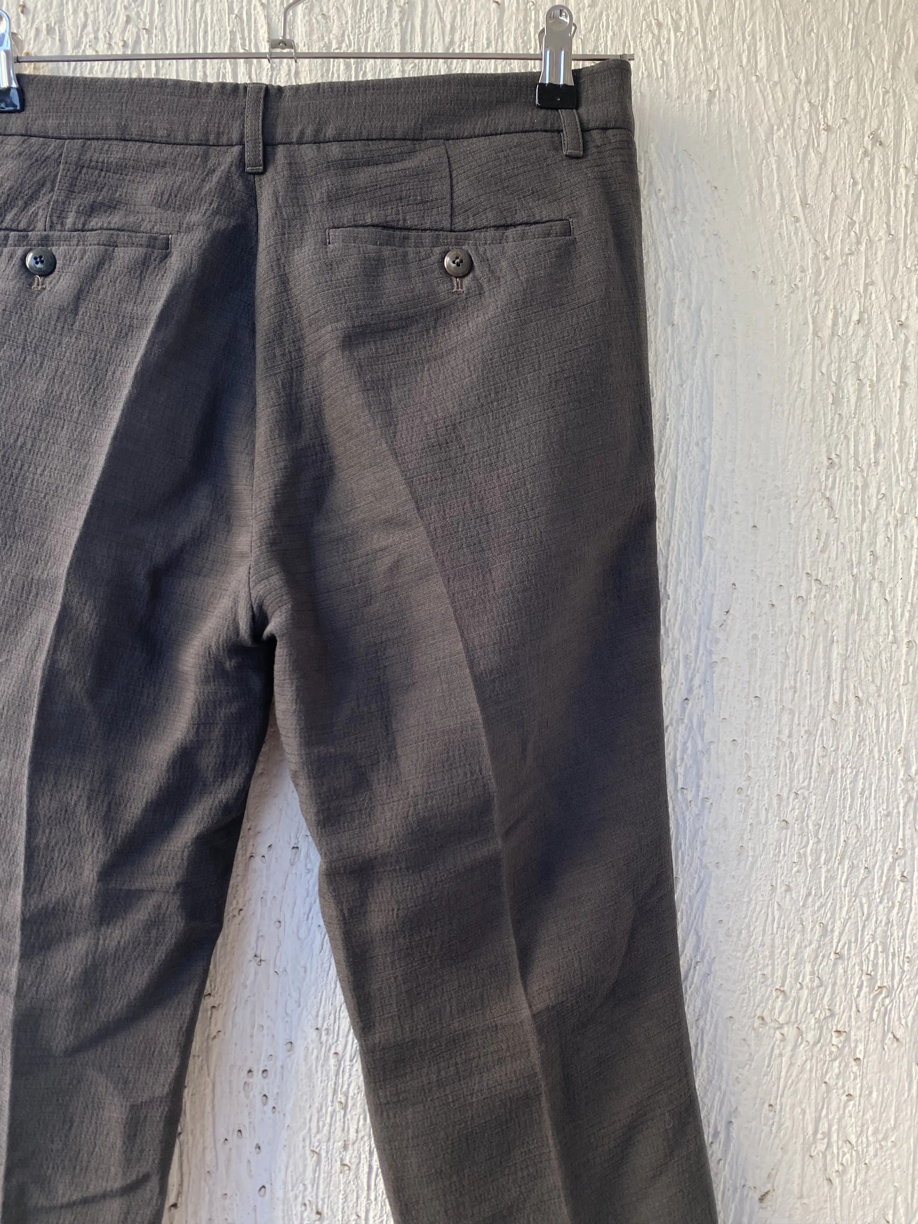 Rick Owens straight wool blend petrol pant Size US 32 / EU 48 - 4 Thumbnail