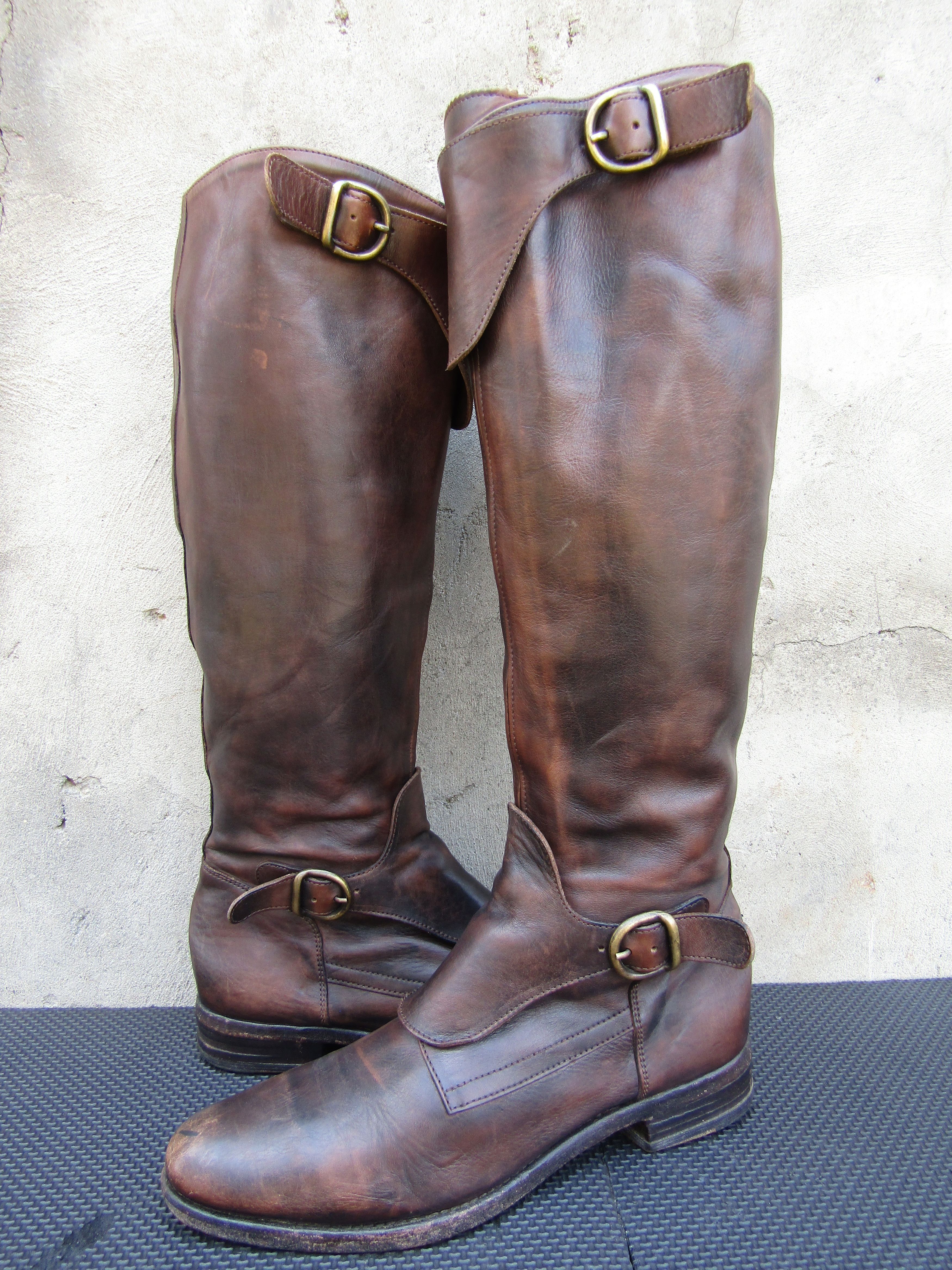 Officine Creative RARE Officine Creative Equestrian Moto Riding Tall Leather Size US 6 / IT 36 - 1 Thumbnail