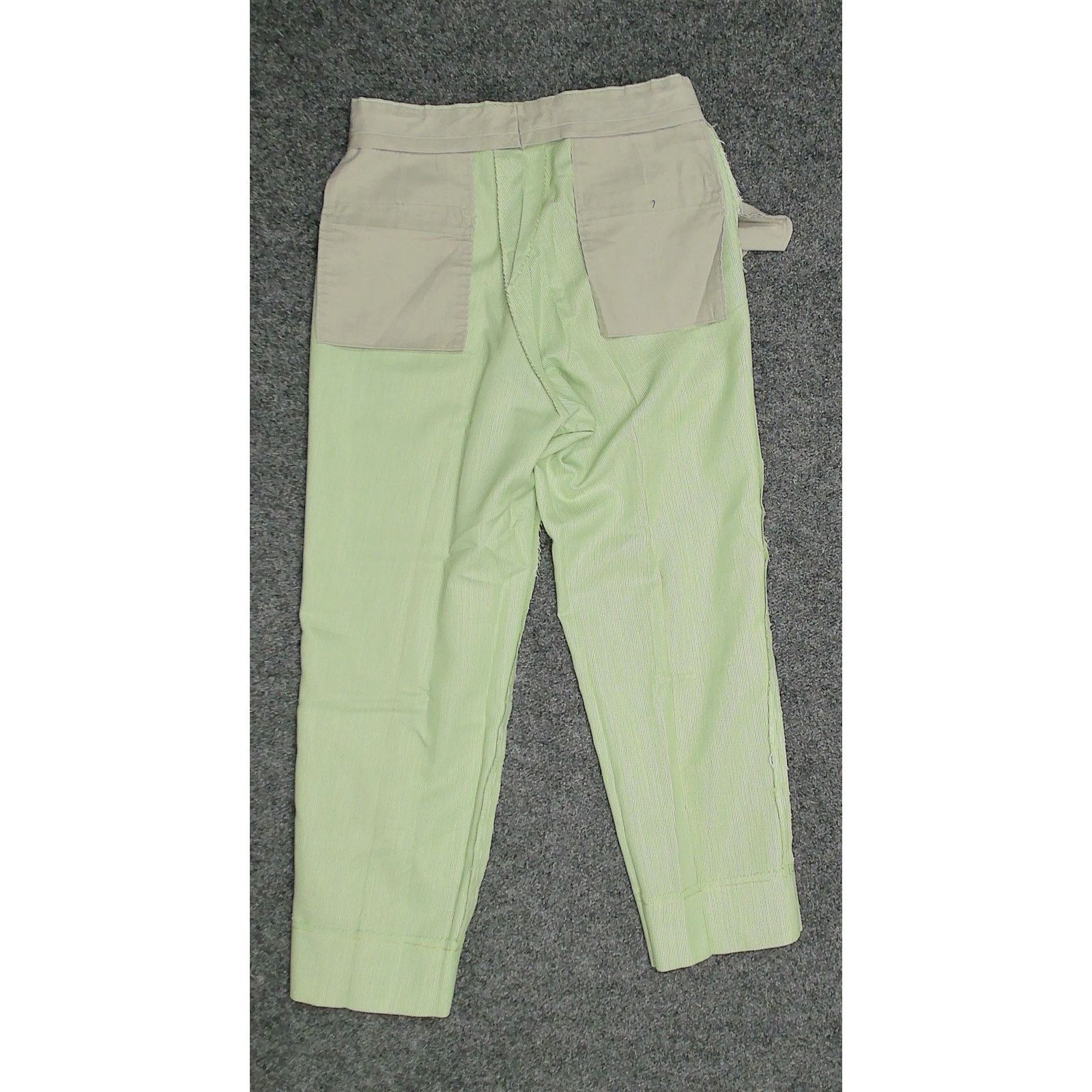 Vintage 70s Cactus Casuals High Rise Pinstripe Cropped Trousers 10 Size US 31 - 6 Thumbnail
