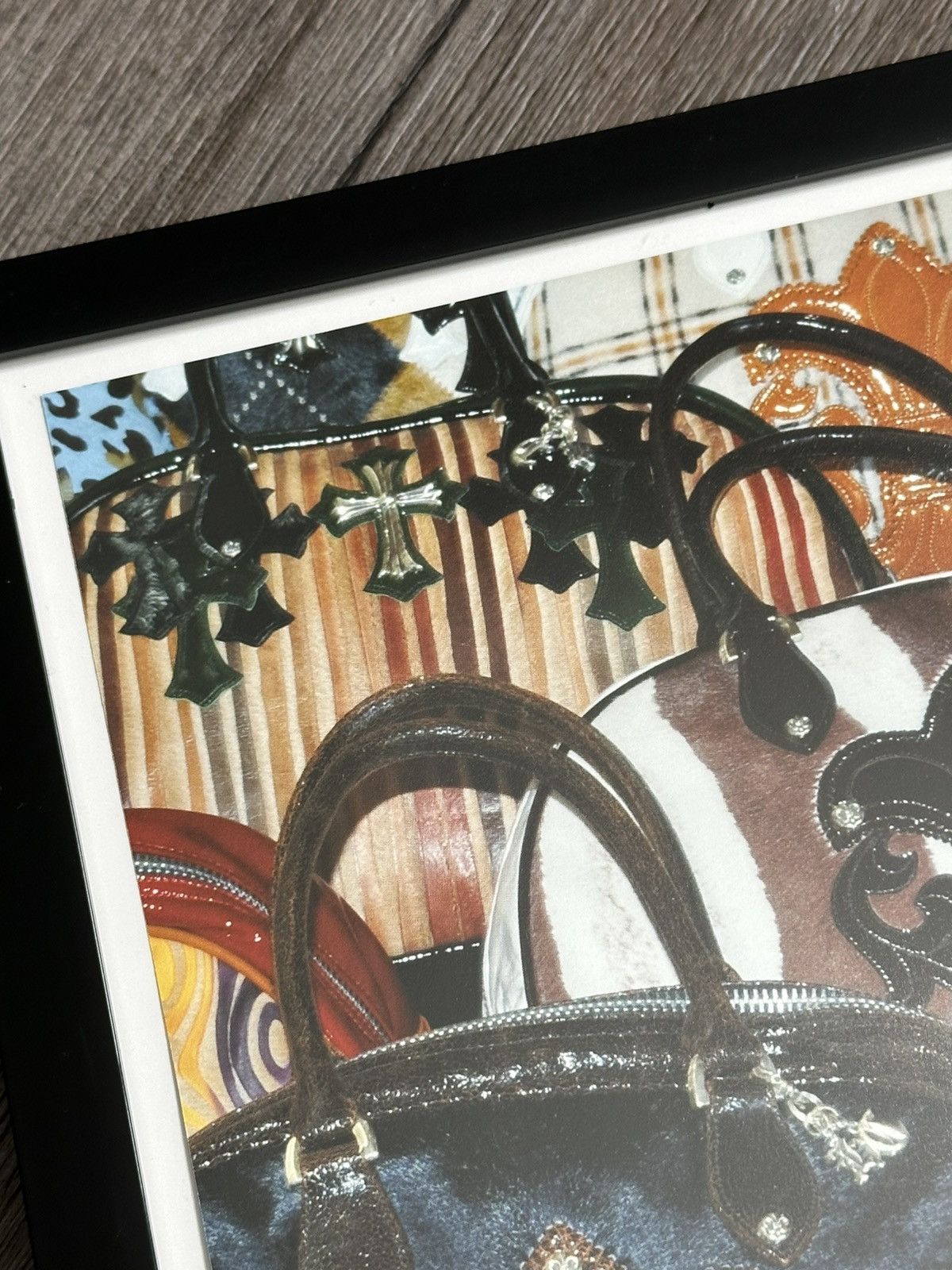 Chrome Hearts 🖤Chrome Hearts🖤 Bagstand 9x12 Framed Poster Size ONE SIZE - 6 Thumbnail