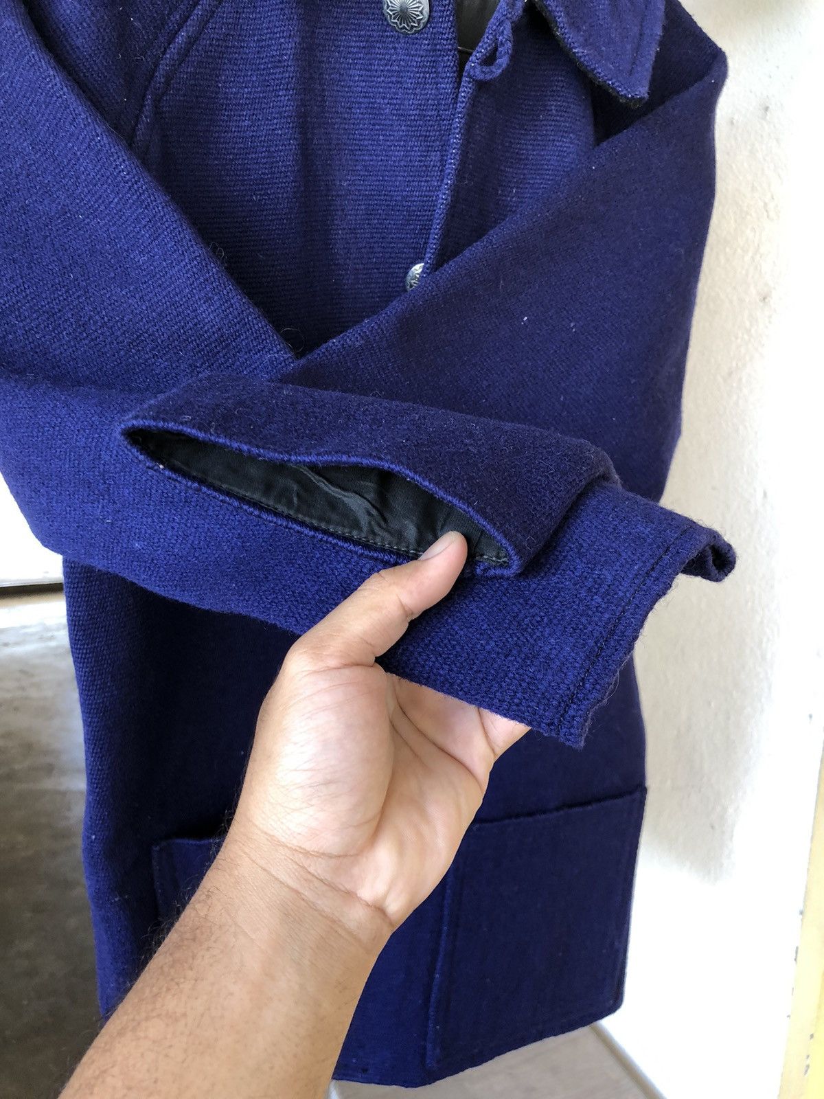 Vintage Rare🔥Vintage Chimayo Centinela HandWoven Wool Heavy Jacket Size US L / EU 52-54 / 3 - 13 Thumbnail
