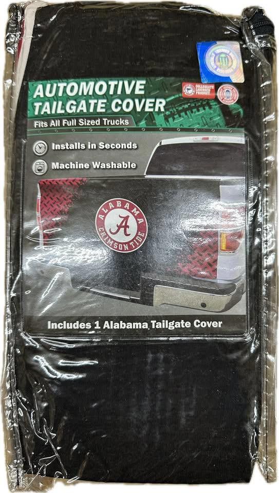 Designer Alabama Crimson Tide Roll Tide Tailgate Cover Size ONE SIZE - 1 Thumbnail