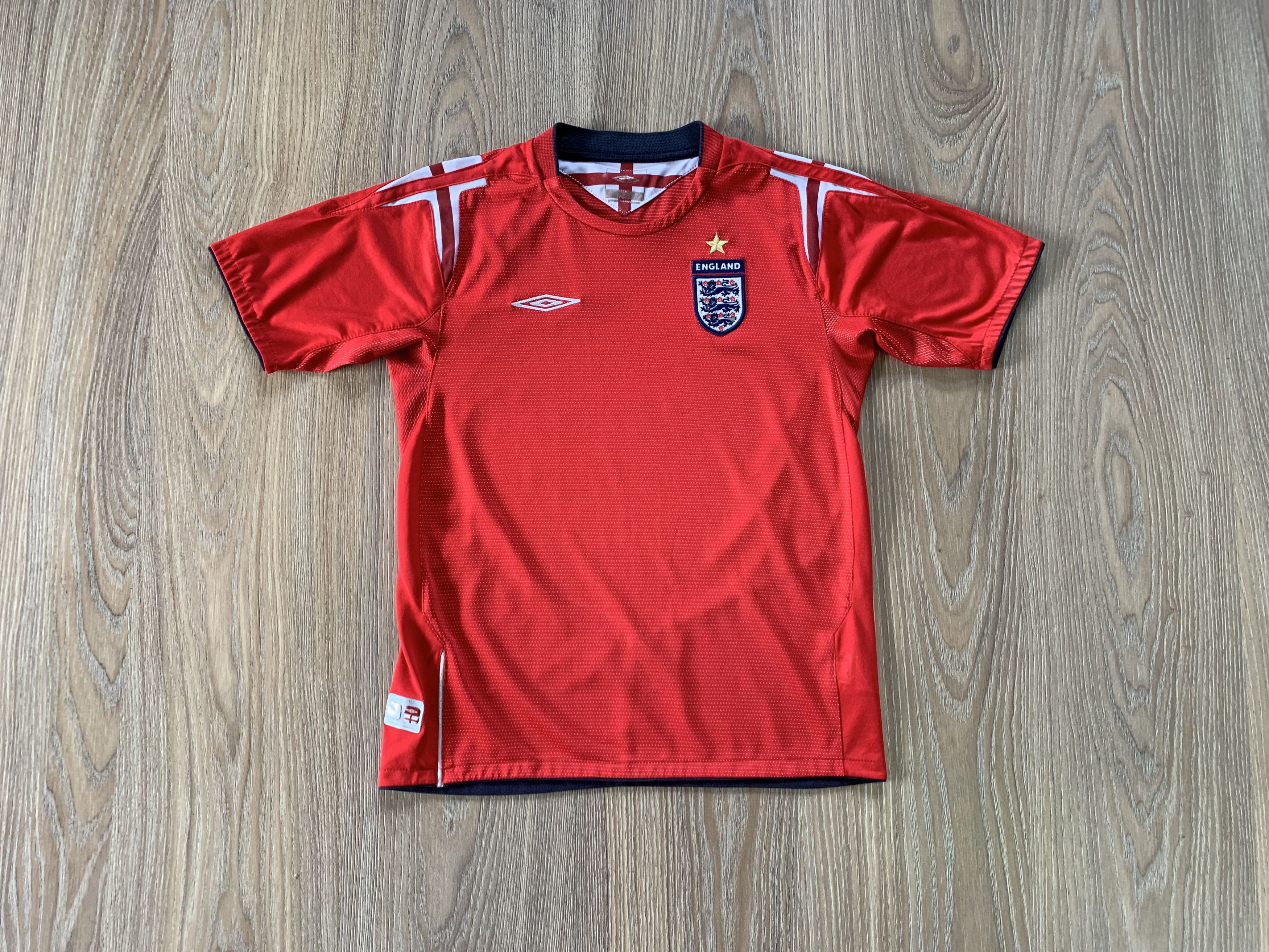 Umbro Vintage Umbro England Away Soccer Jersey 2004-2006 Size US M / EU 48-50 / 2 - 1 Thumbnail