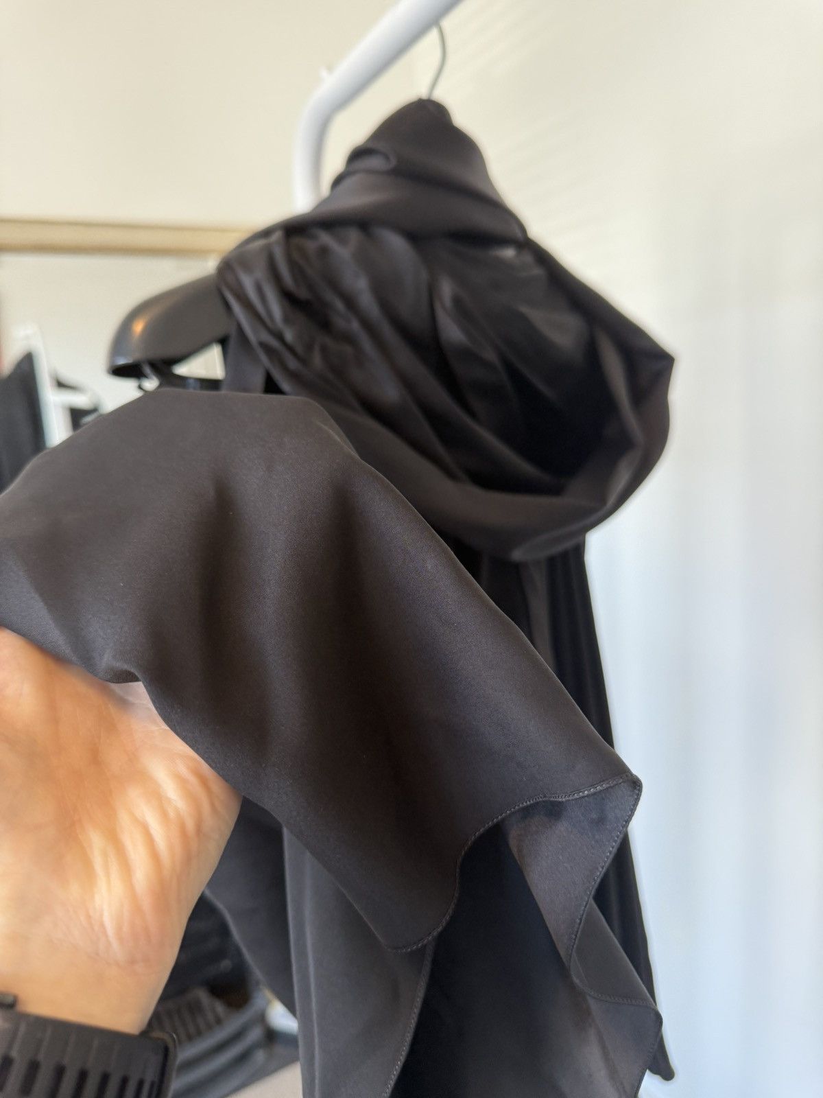 Saint Laurent Paris SS24 Saint Laurent Lavalliere-Neck Top in Silk Satin Size US XS / EU 42 / 0 - 16 Thumbnail