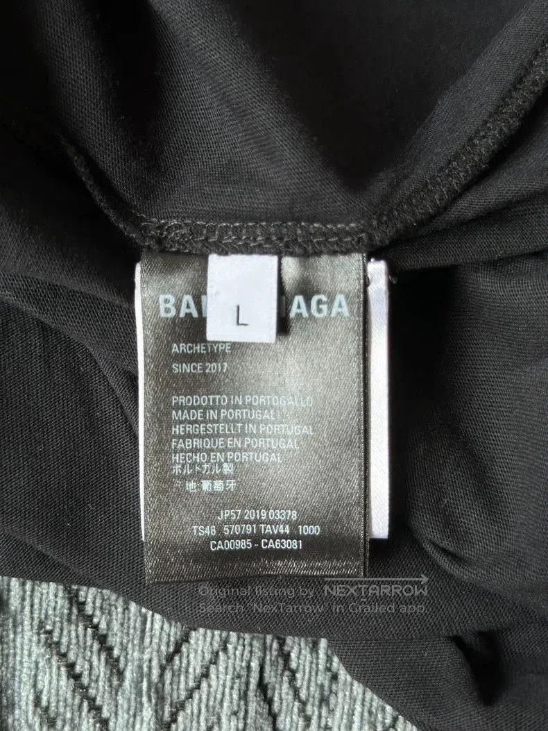 Balenciaga Balenciaga Black Coke Short Sleeve Tee. Size US L / EU 52-54 / 3 - 4 Thumbnail