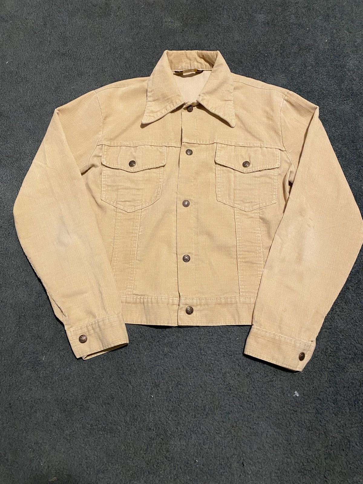 JCPenney × Vintage VINTAGE 70s JC Penney CORDUROY TRUCKER JACKET Size US S / EU 44-46 / 1 - 1 Thumbnail
