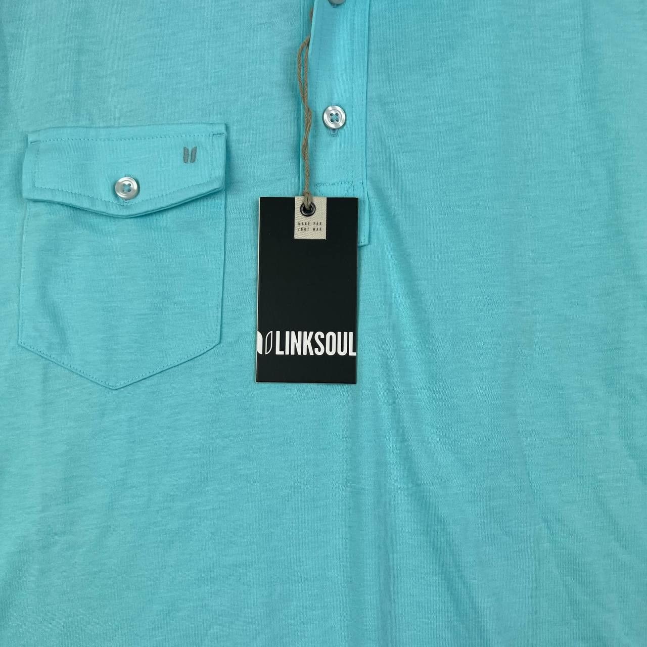Other LinkSoul Golf Plain Medium Tempus Fugit Buttoned Down Polo Size US M / EU 48-50 / 2 - 4 Thumbnail