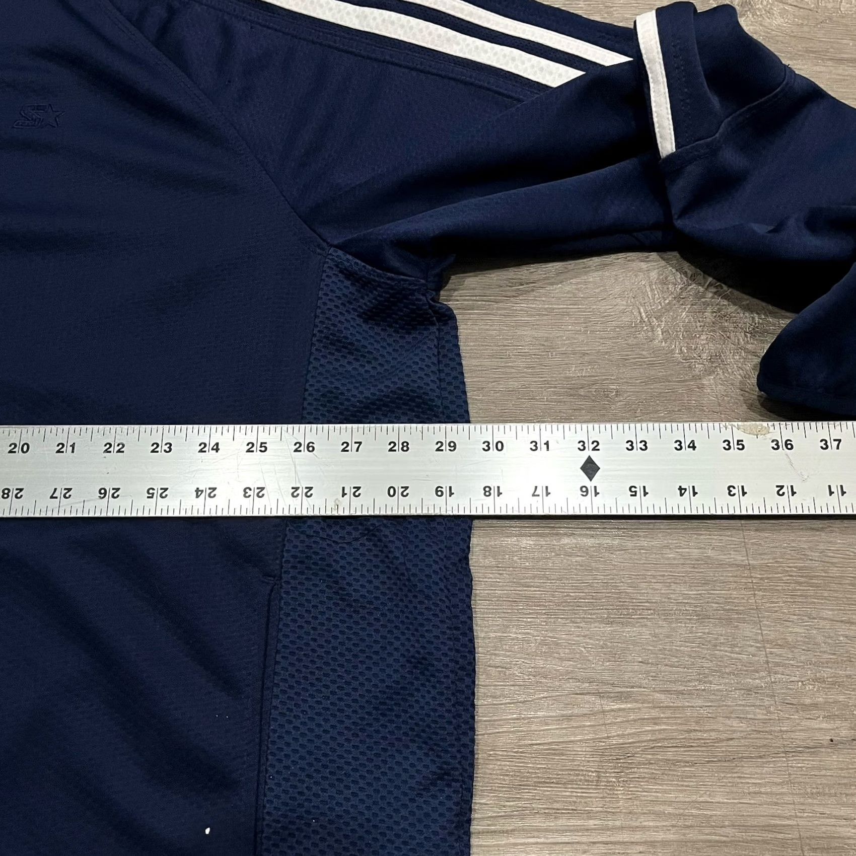 Starter Starter Dri-Star Athletic Track Warm Up Jacket Navy Blue Zip Front Mens 3XL Size US XXL / EU 58 / 5 - 6 Thumbnail
