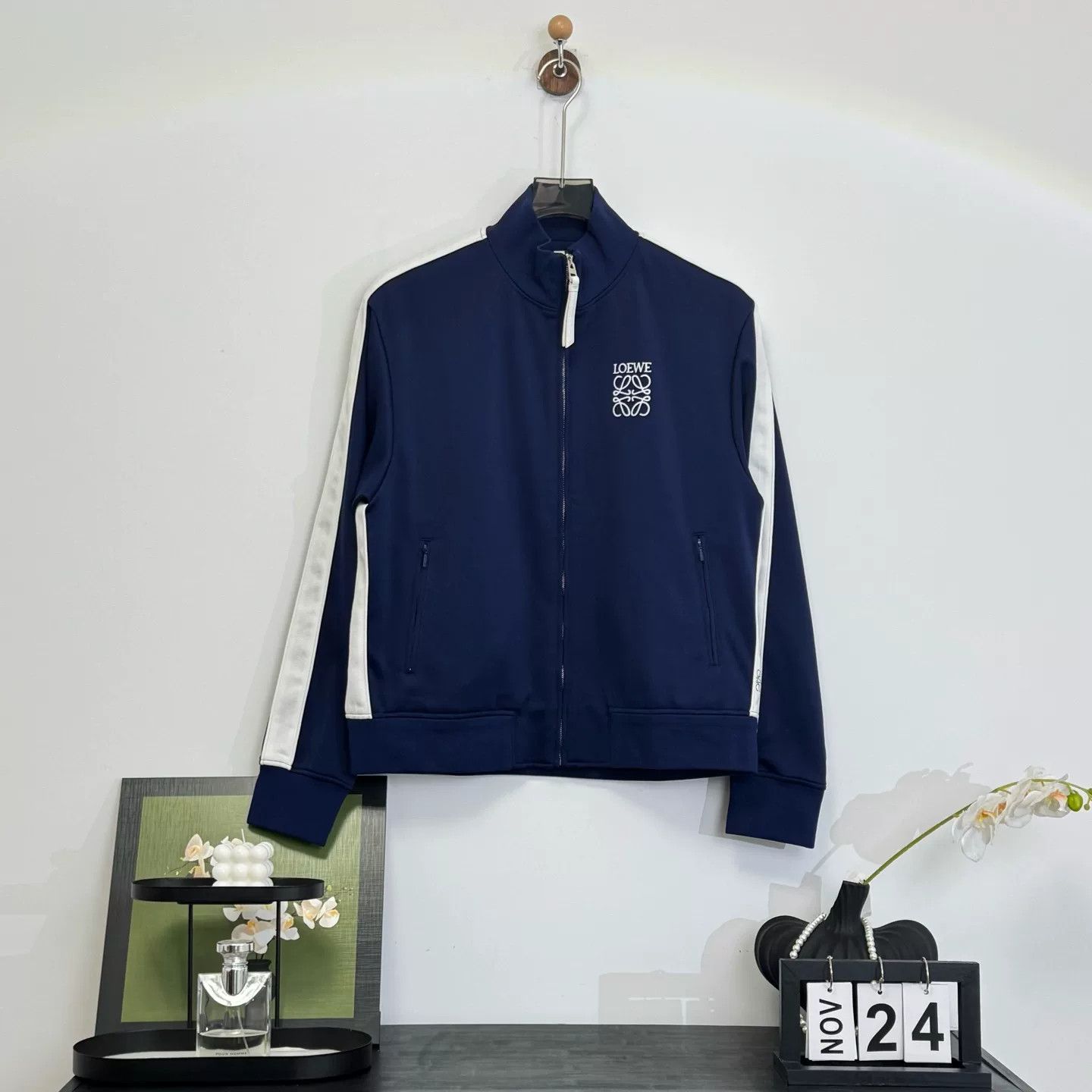Loewe Loewe Embroidered Logo Blue White Jacket Size US L / EU 52-54 / 3 - 1 Thumbnail