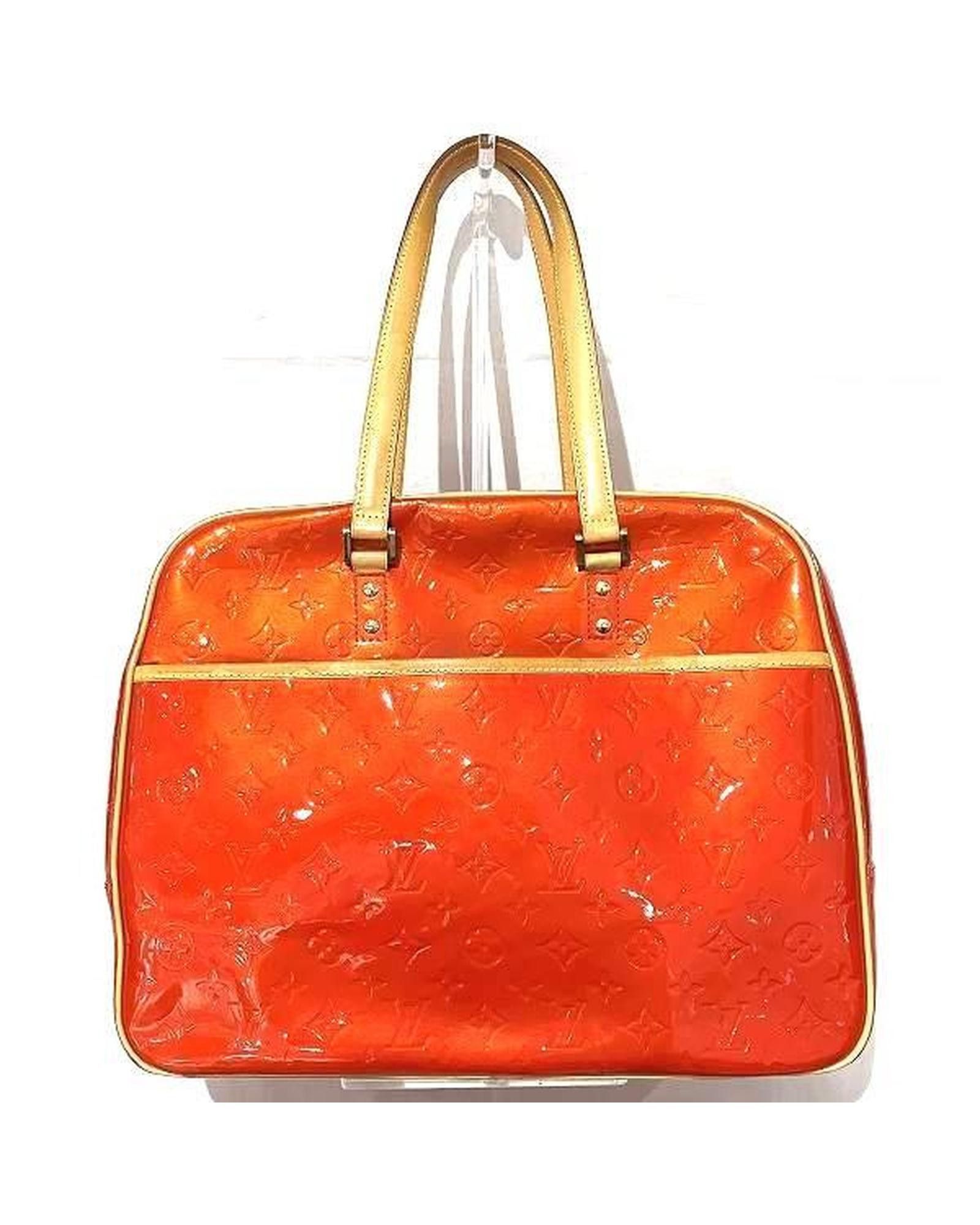 image of Louis Vuitton Monogram Vernis Red Bag - B Condition, Women's