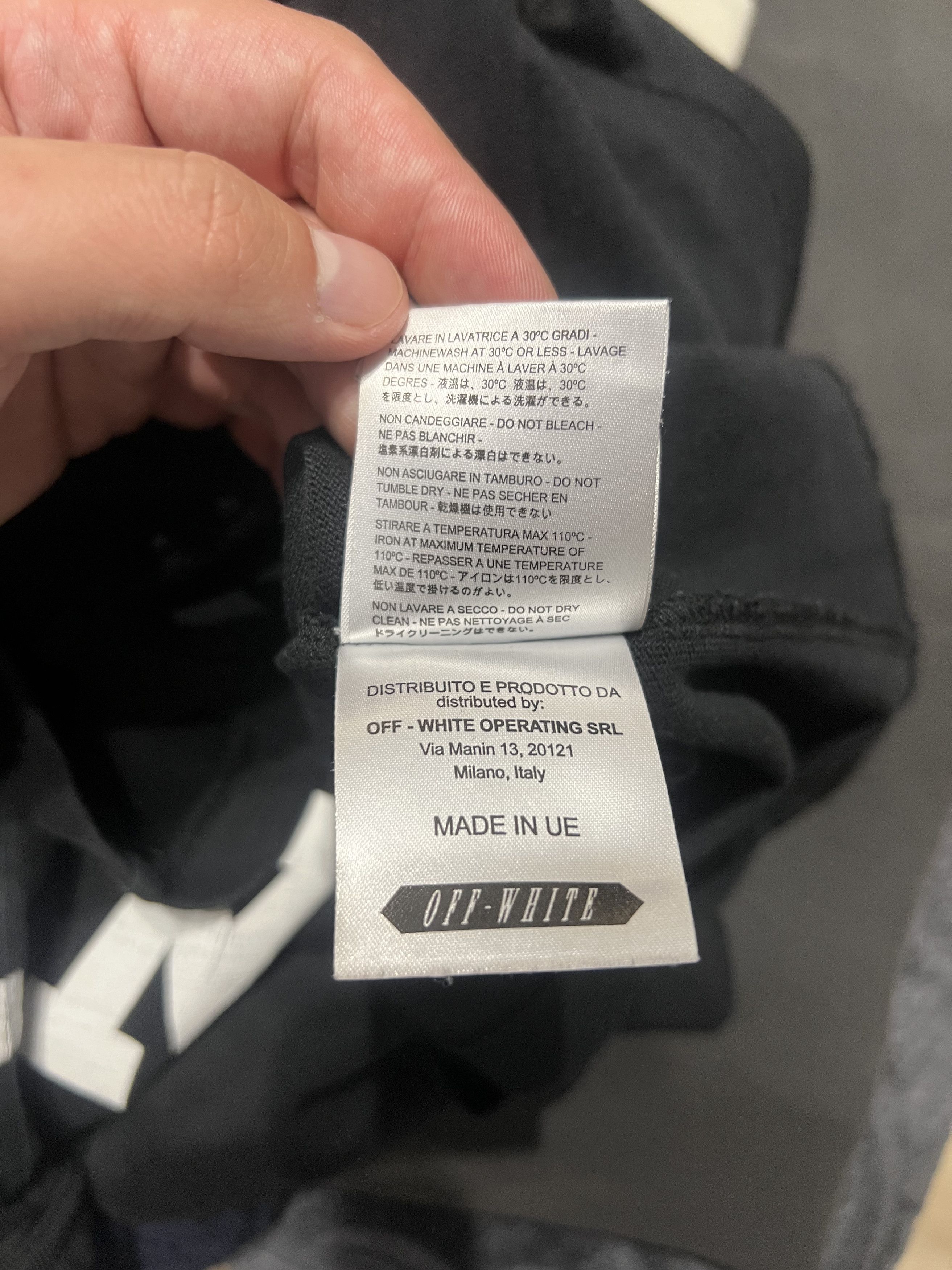 Off-White Off White Blue Collar T-Shirt Size US L / EU 52-54 / 3 - 6 Thumbnail