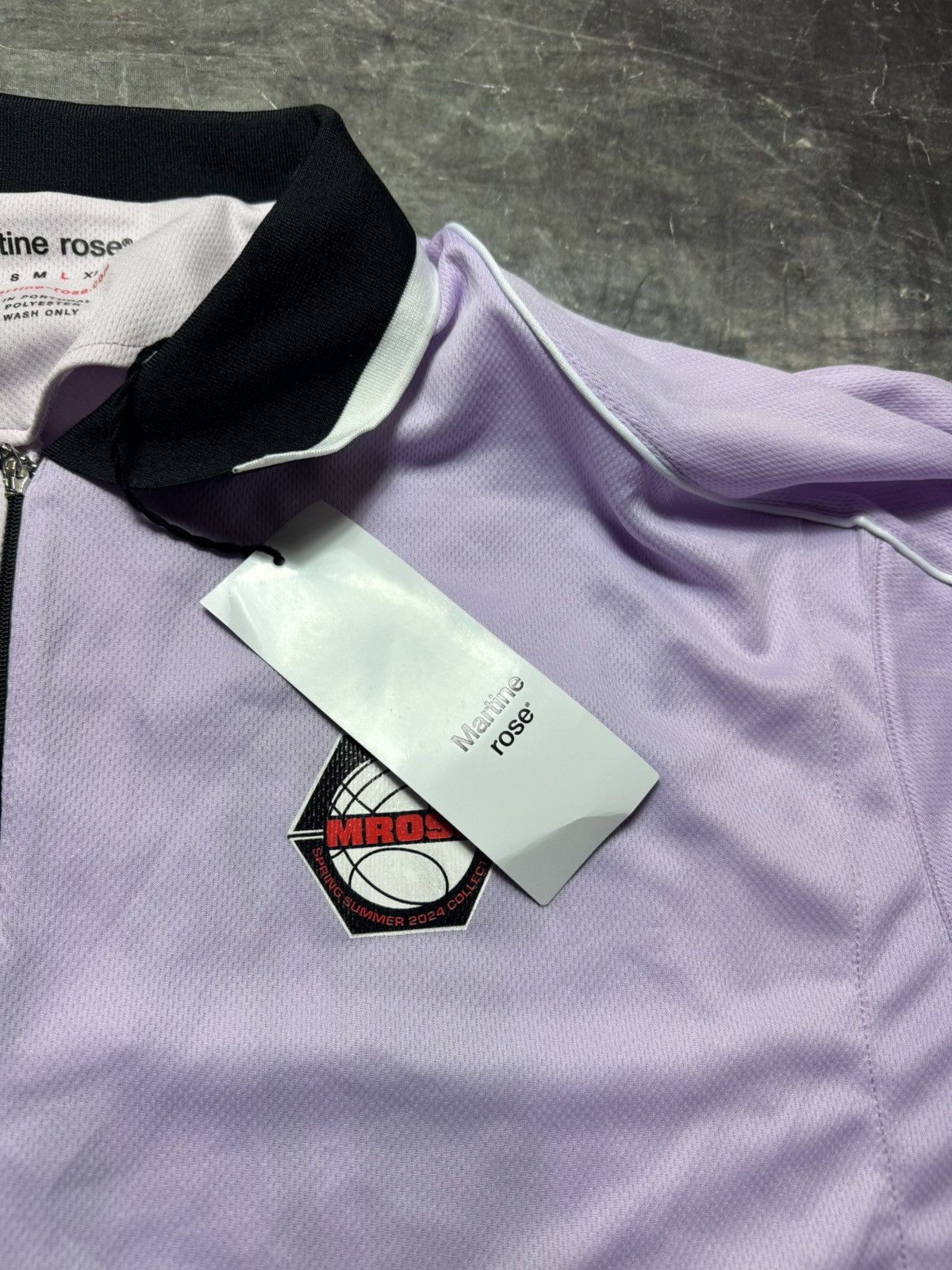 Martine Rose Martine Rose Half and Half Football Top in Pink Size US L / EU 52-54 / 3 - 4 Thumbnail