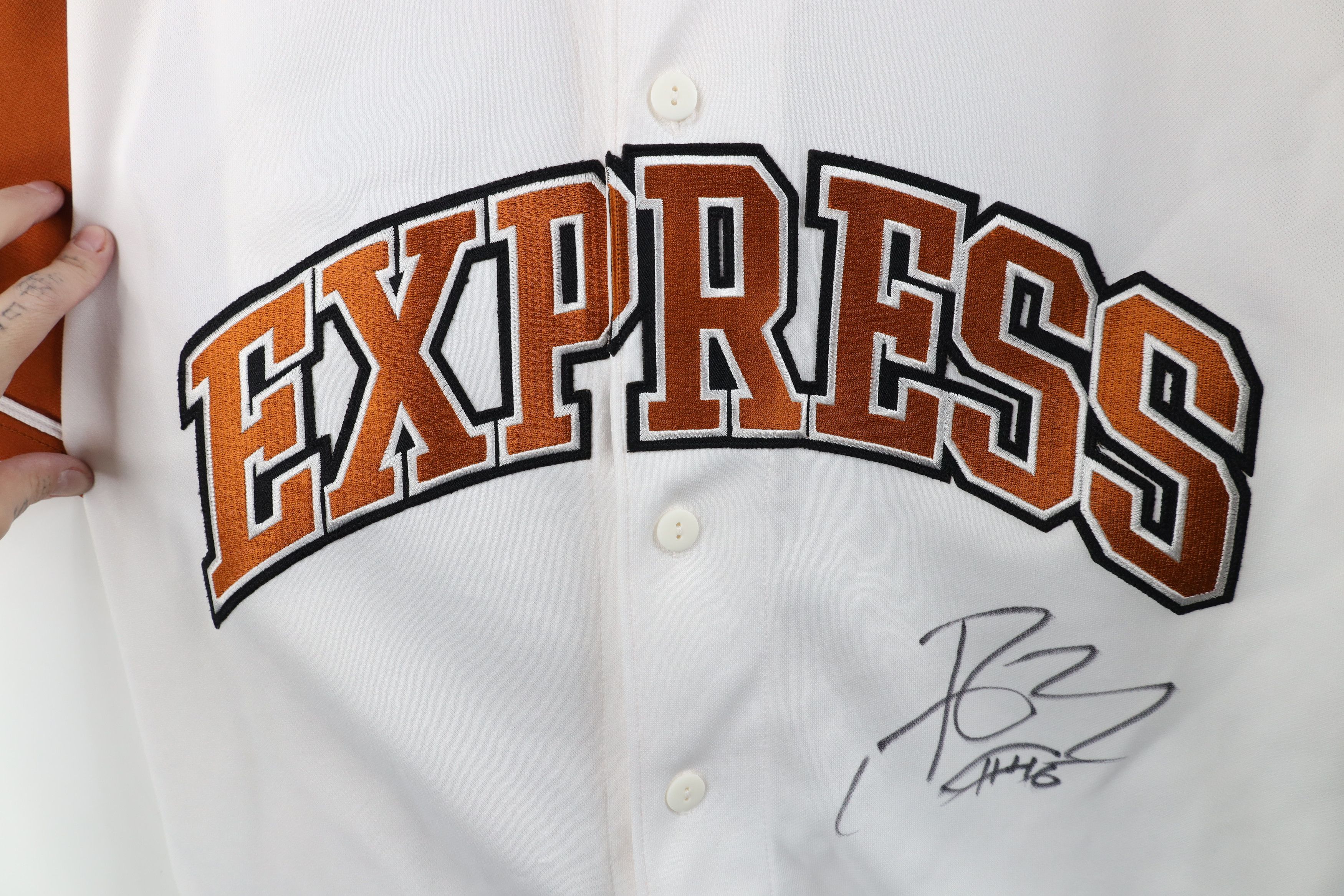 Vintage Ramon German Autographed Round Rock Express Minor Jersey Size US XXL / EU 58 / 5 - 4 Thumbnail