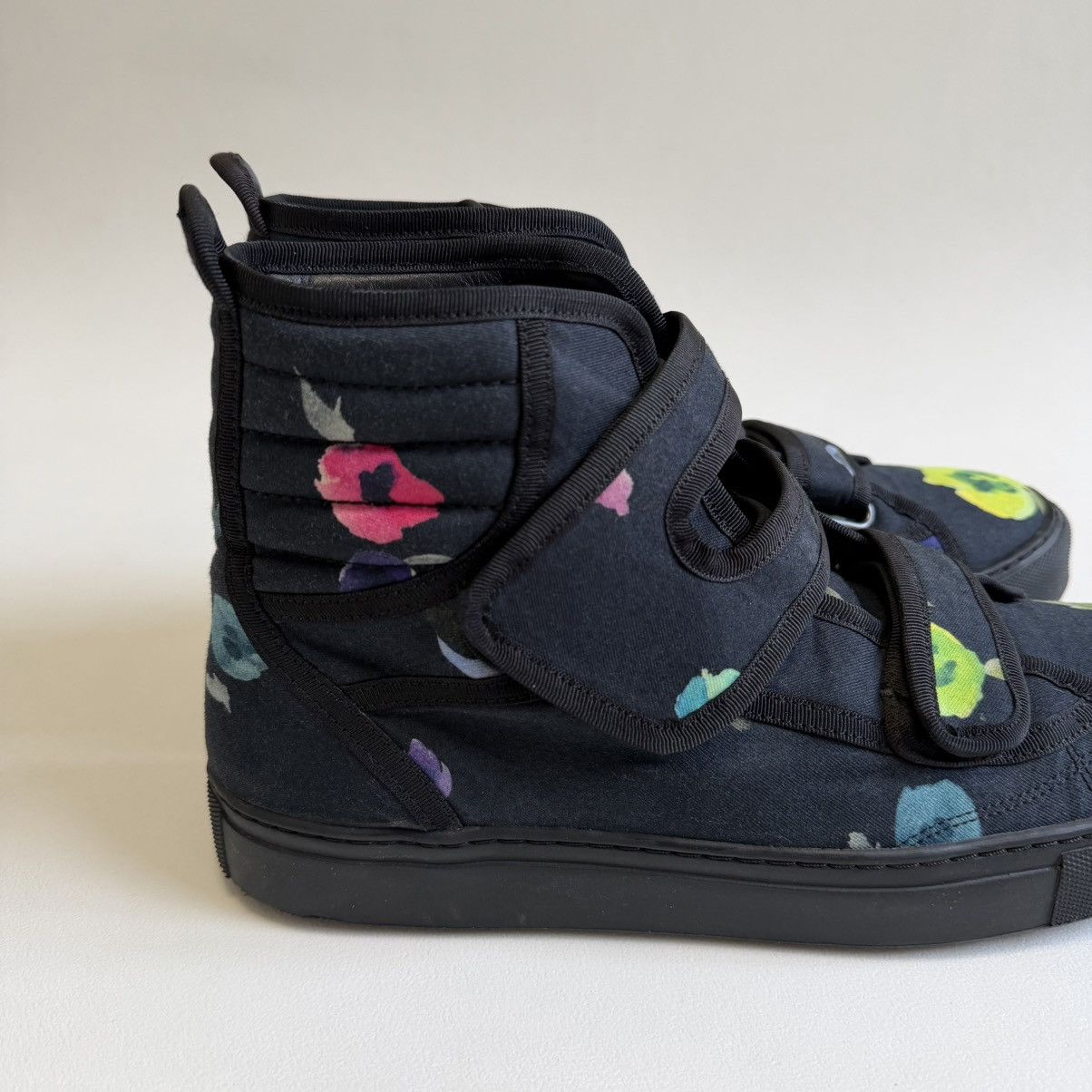 Raf Simons S/S 13 Floral Print Canvas Velcro Sneakers Size US 9 / EU 42 - 11 Thumbnail