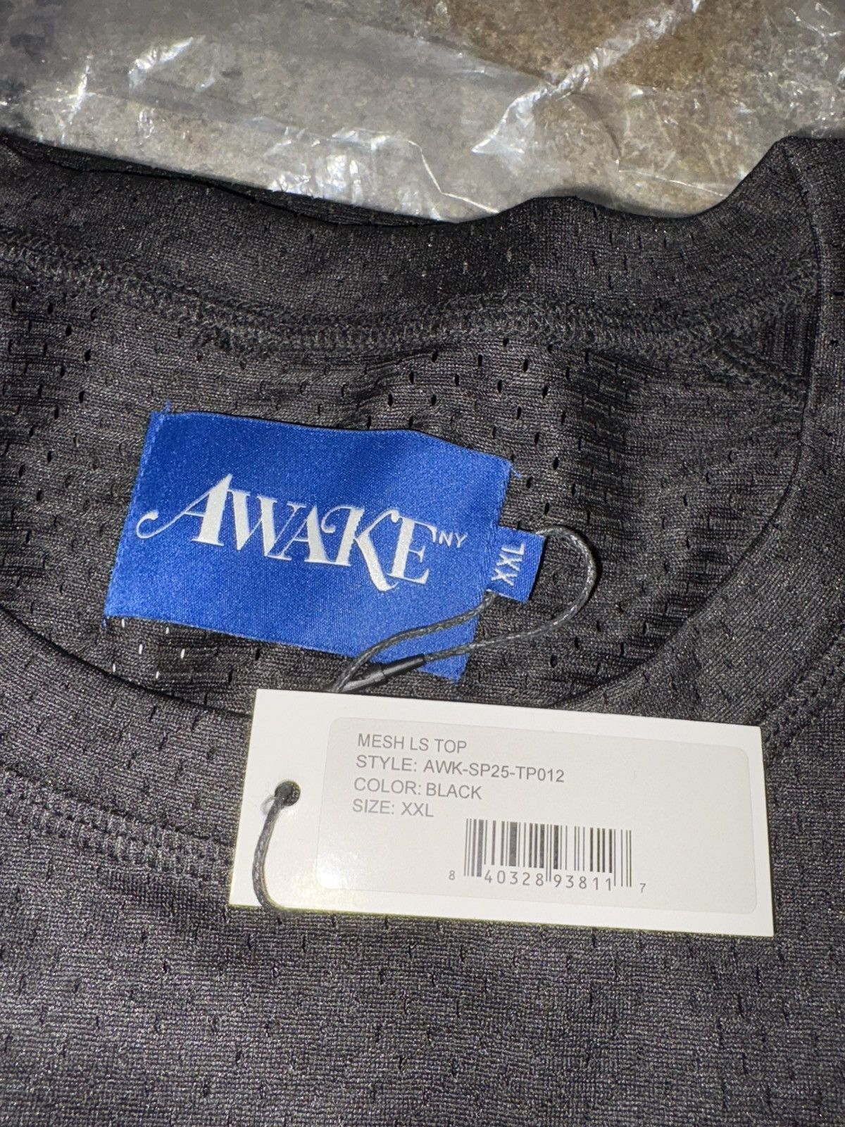 Awake NY AWAKE NY Mesh Long Sleeve Top Black Size US XXL / EU 58 / 5 - 3 Thumbnail