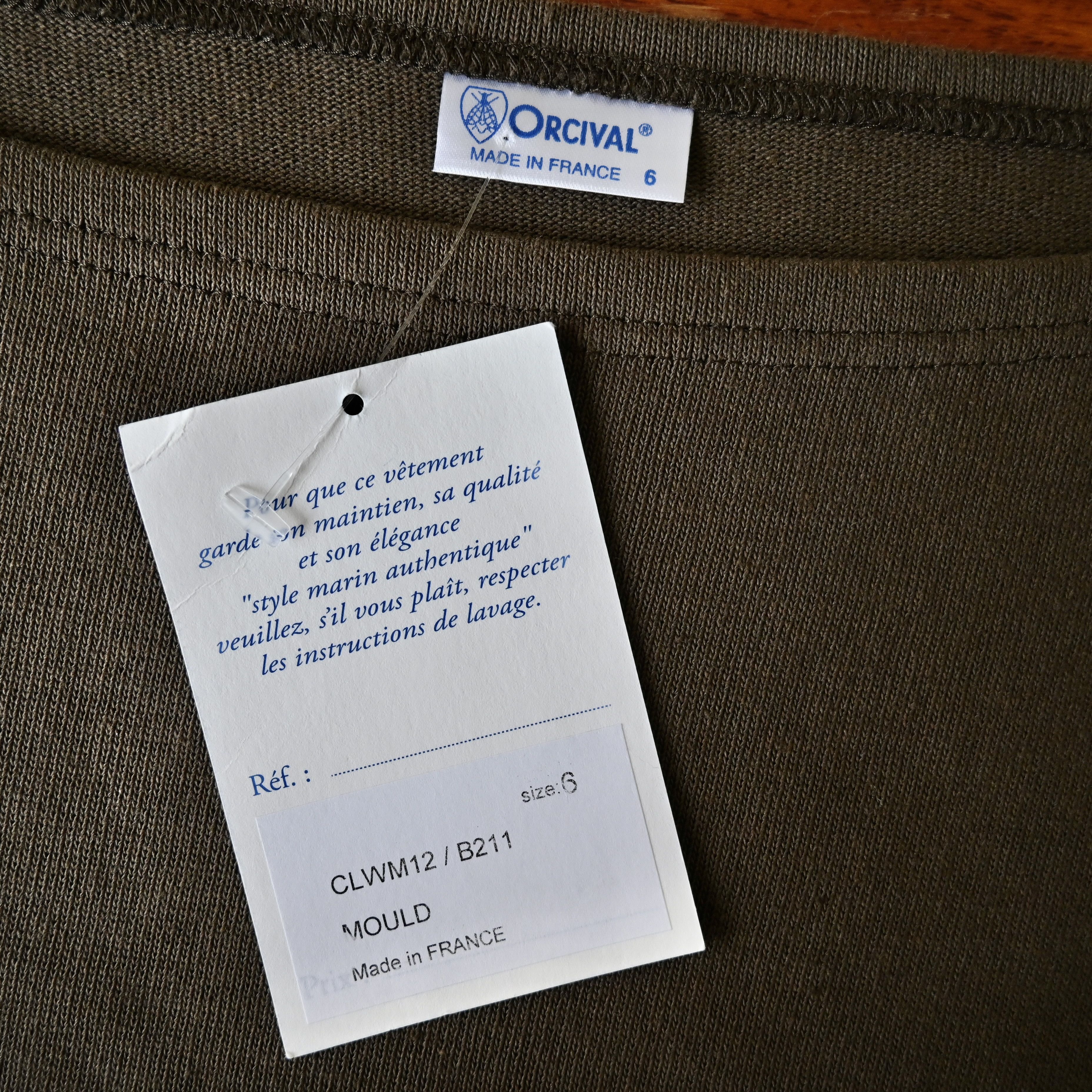 Orcival UNUSED, Orcival heavyweight cotton breton basque shirt, 5 Size US L / EU 52-54 / 3 - 8 Thumbnail
