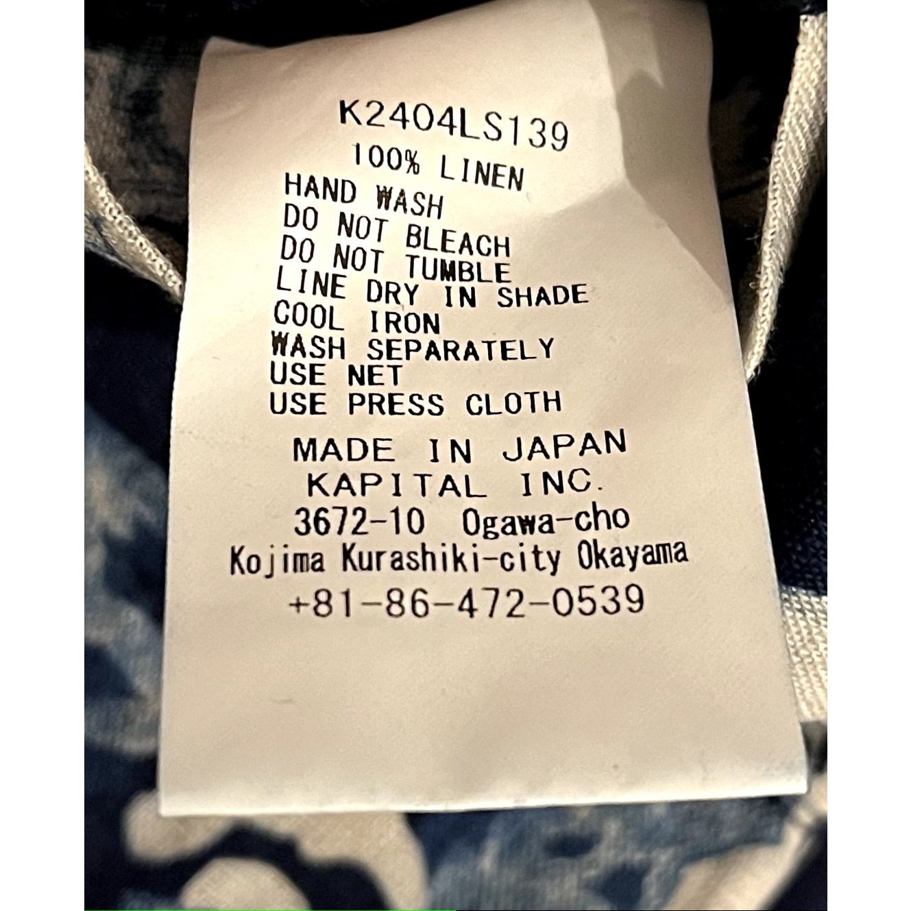 Kapital Kapital IDG Linen Floral Shirt Size US XL / EU 56 / 4 - 5 Thumbnail