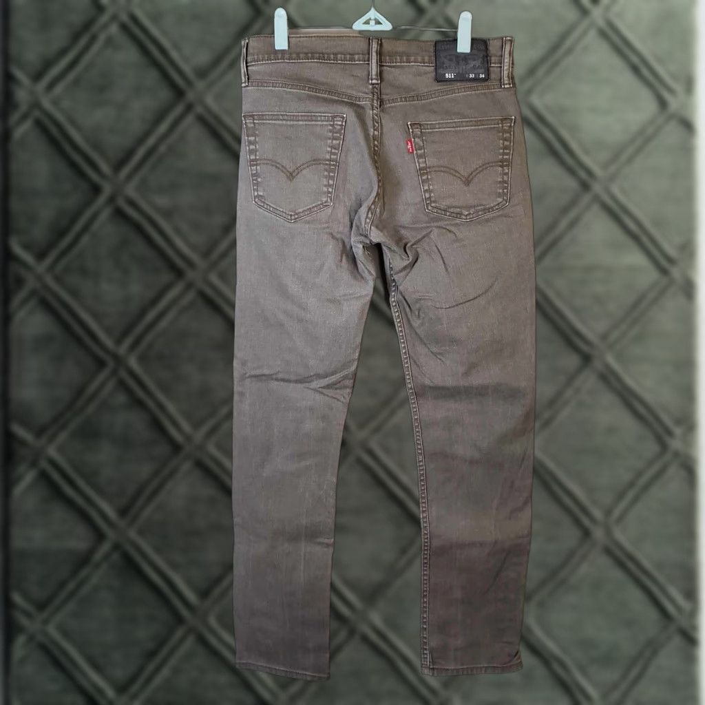 Levi's Levi's 511 Jeans Dark Wash Brown Mens 33x32 Y2K Straight Color Brown Tan Dark Levi's 511 Jeans Mens 33 32 Y2K Straight Dark Wash Brown Tan Size US 33 - 1 Thumbnail