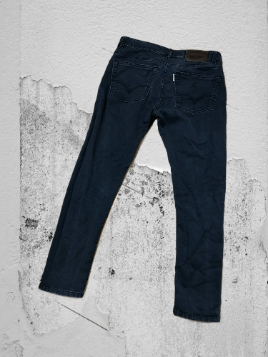 Japanese Brand Crazy Crash Dirty Faded Jean Japan Avant Garde Style Size US 32 / EU 48 - 1 Thumbnail
