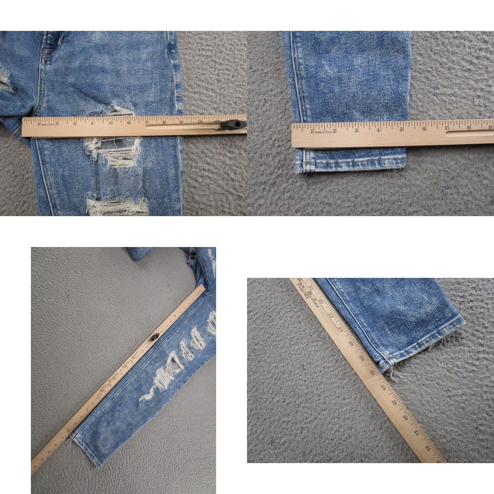 American Eagle Outfitters American Eagle Outfitters Distressed Denim High Rise Mom Jeans Womens Size 2 Blue 5-Pocket Design Regular Rise Mens Womens Girls Boys Size 26" / US 2 / IT 38 - 8 Thumbnail