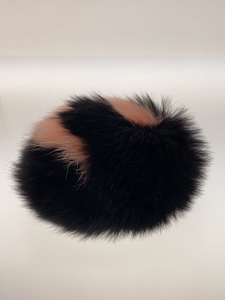 Fendi Fendi Fur Charm Keychain Black Size ONE SIZE - 4 Thumbnail