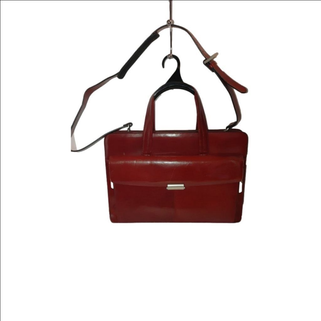 Vera Pelle Vera Pelle Leather Laptop Attache Case Size ONE SIZE - 1 Thumbnail