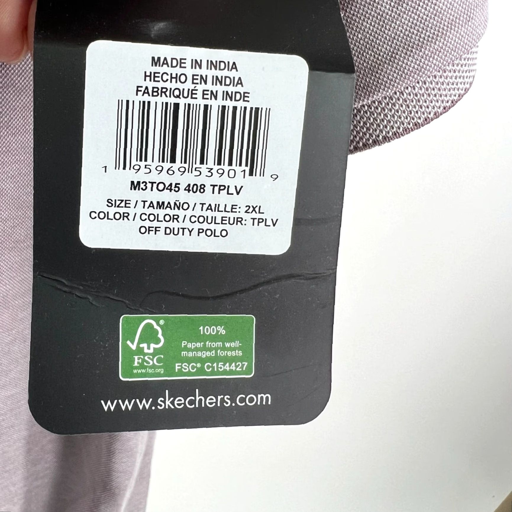 SKECHERS Skechers Off Duty Polo Mens 2XL Gray Short Sleeve Shirt Size US XXL / EU 58 / 5 - 6 Thumbnail