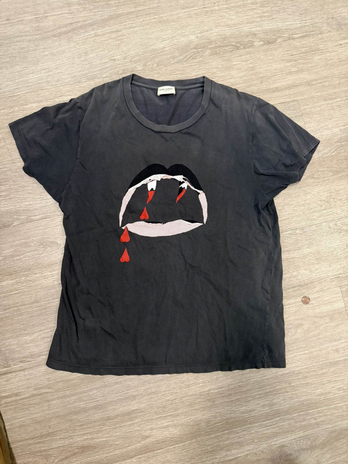 SAINT LAURENT PARIS ヴァンパイア Tシャツ　S Saint Laurent Paris Saint Laurent Vampire Tee | Grailed