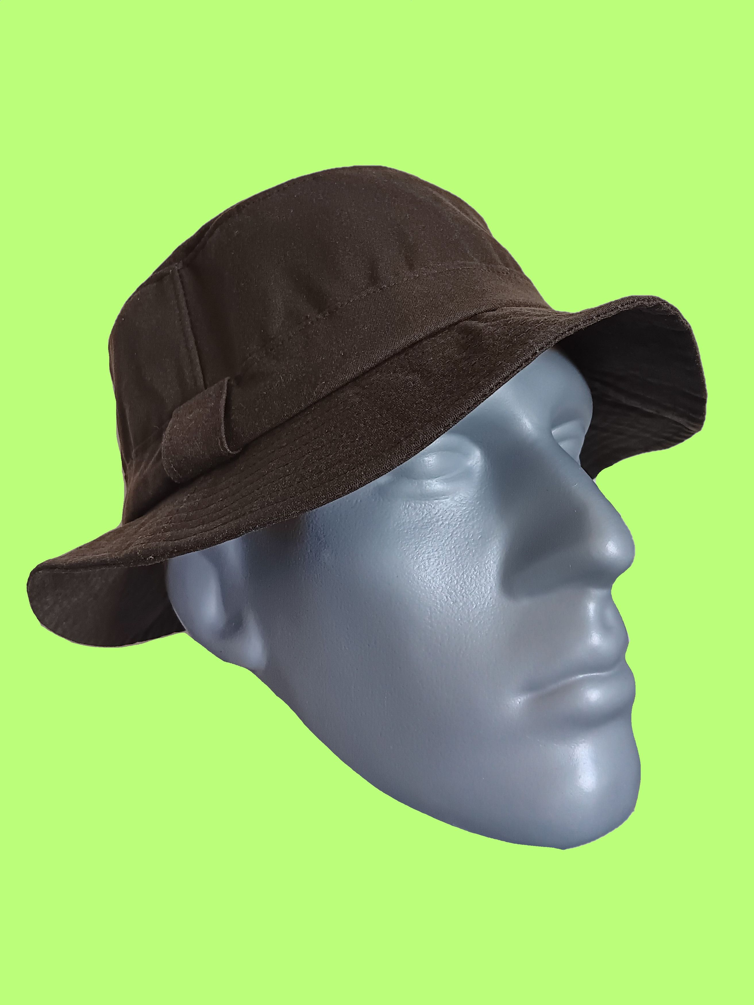 Other LARGE sz HARTSIDE Waxed Cotton Bush Hat HS71 - Dark Olive Size ONE SIZE - 1 Thumbnail