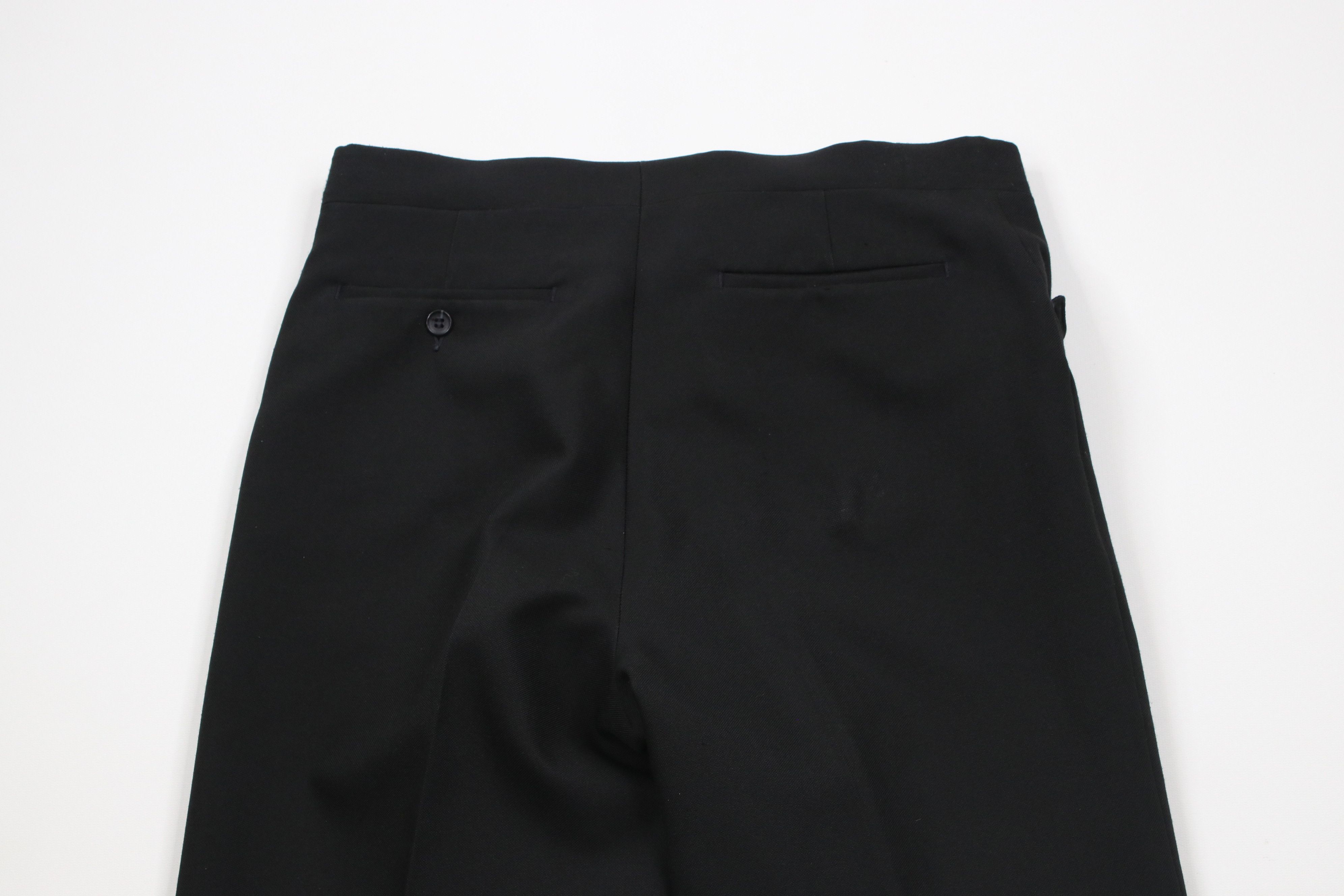 Vintage Vintage 70s Streetwear Flared Wide Leg Chino Pants Black Size US 33 - 13 Thumbnail