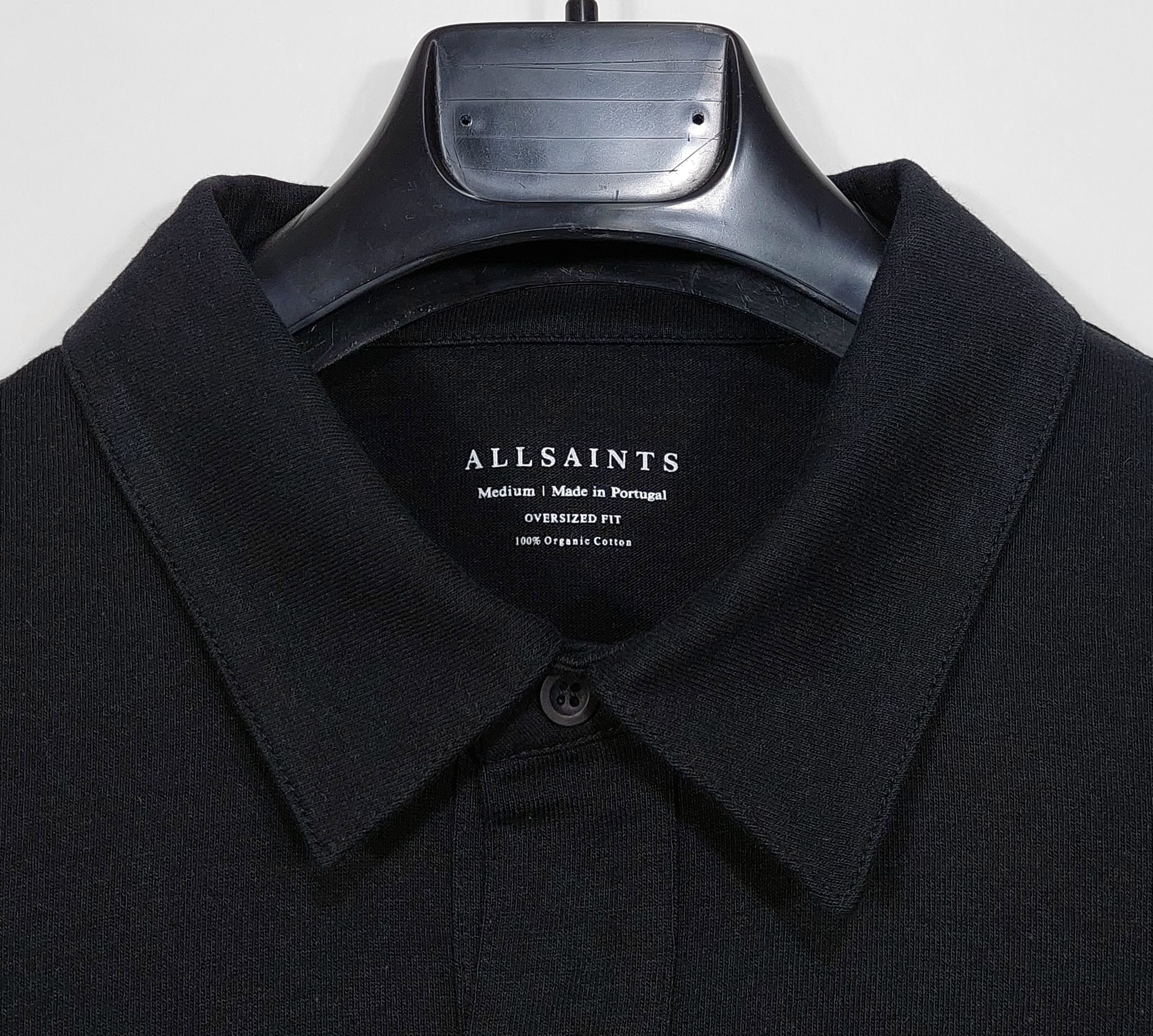 Allsaints underground polo shirt - black M Size US M / EU 48-50 / 2 - 2 Thumbnail