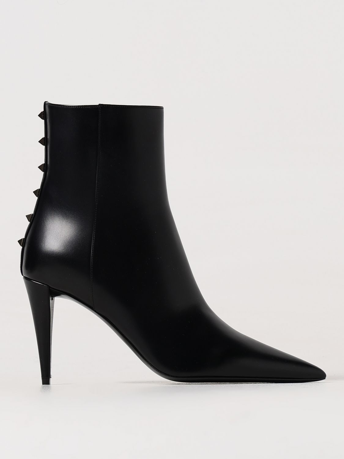 image of Valentino Garavani Flat Ankle Boots Woman Black, Women's (Size 7)