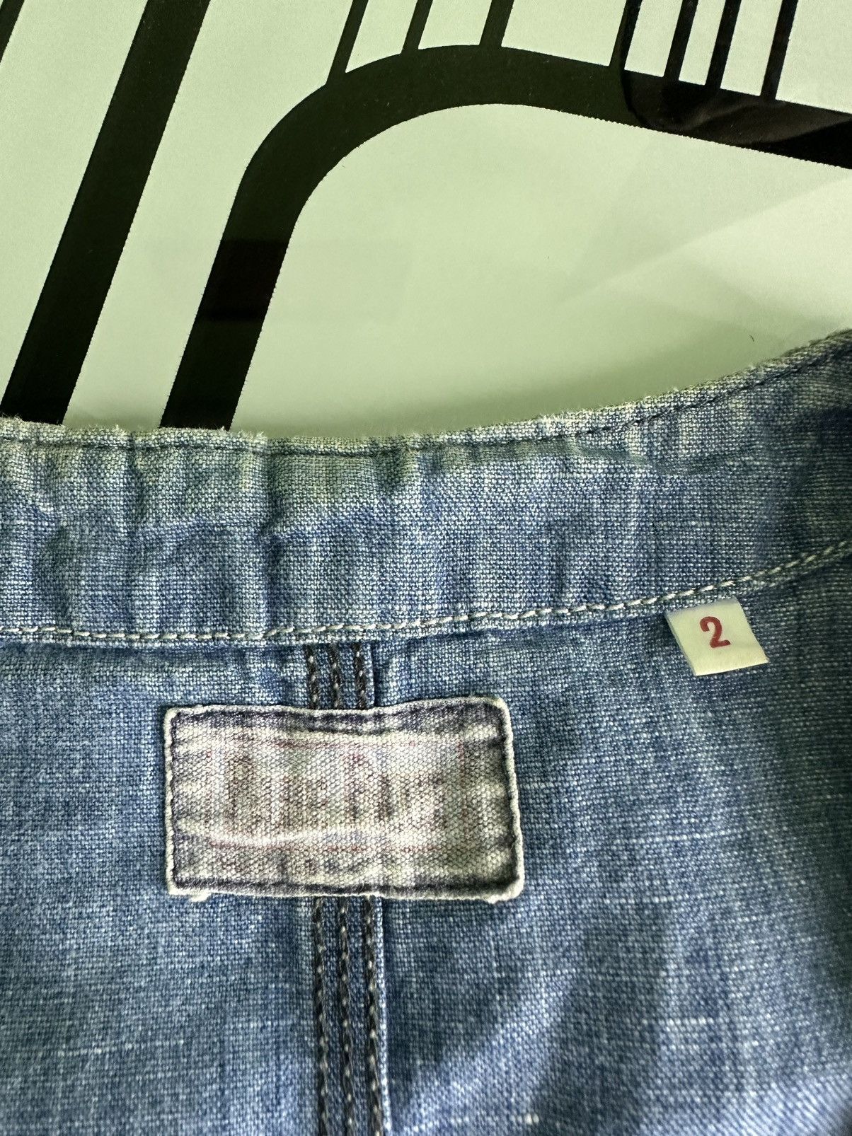 Blue Blue Japan H.R. Market Blue Blue Vest Denim Vest Size US S / EU 44-46 / 1 - 8 Thumbnail