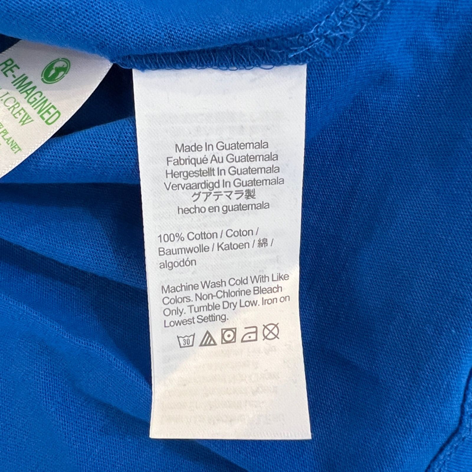 J.Crew NWT J. Crew Men's Lustrous Royal Blue Jersey Crew Tee XXL Size US XXL / EU 58 / 5 - 9 Thumbnail