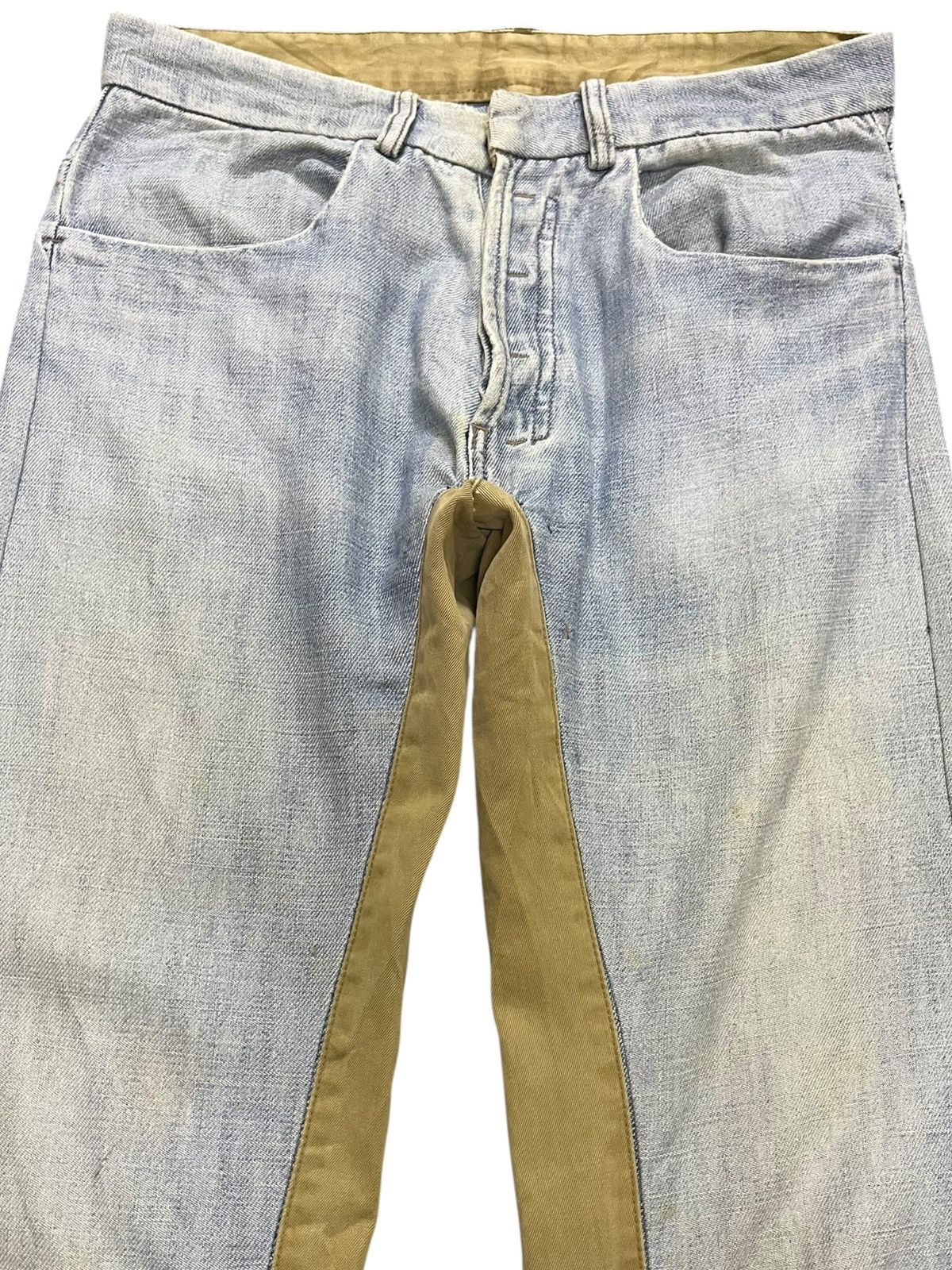 Diesel Vintage Diesel Hybrid Two Tone Denim Size US 30 / EU 46 - 2 Thumbnail