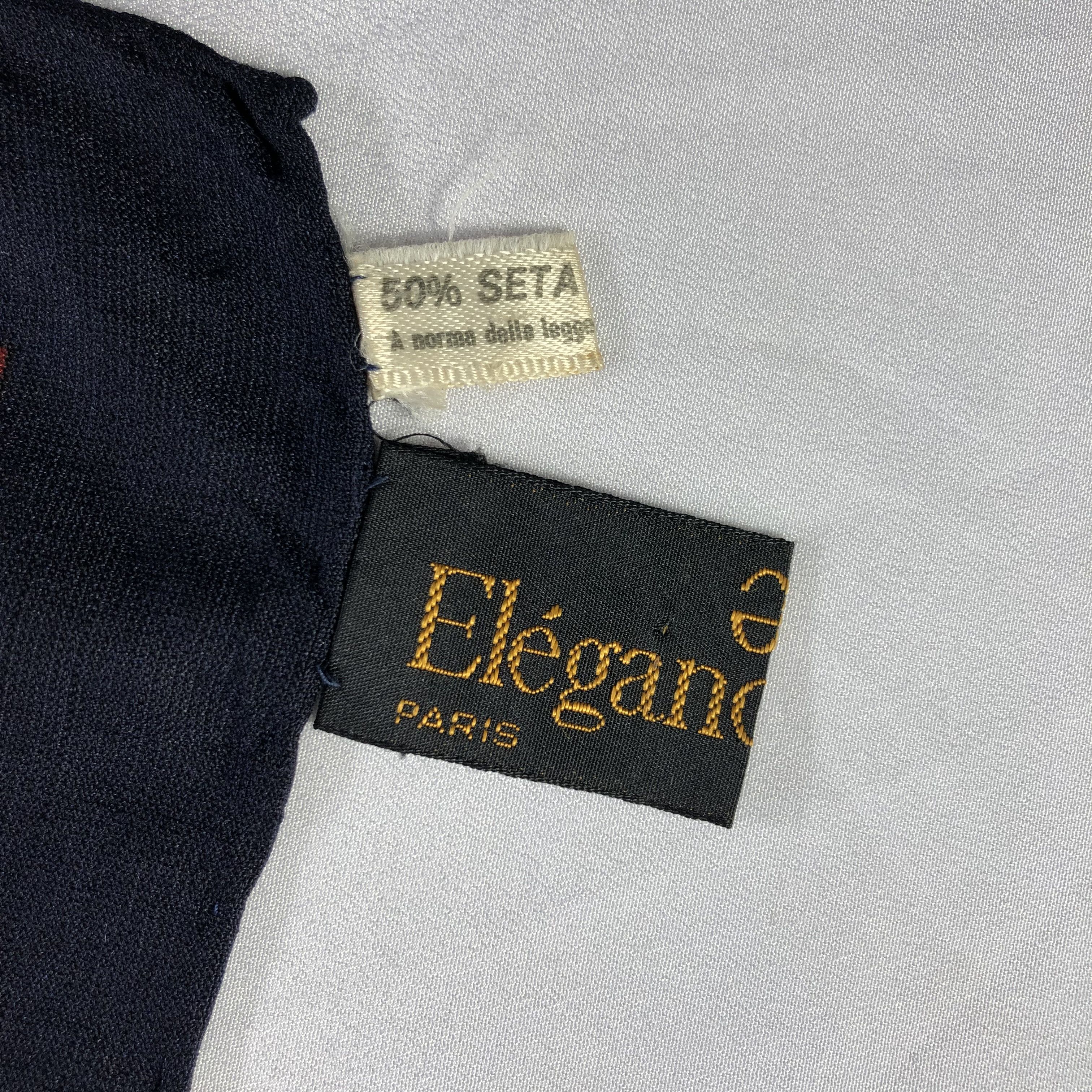 Vintage Vintage Elegance Creations Silk Scarf Size ONE SIZE - 5 Thumbnail